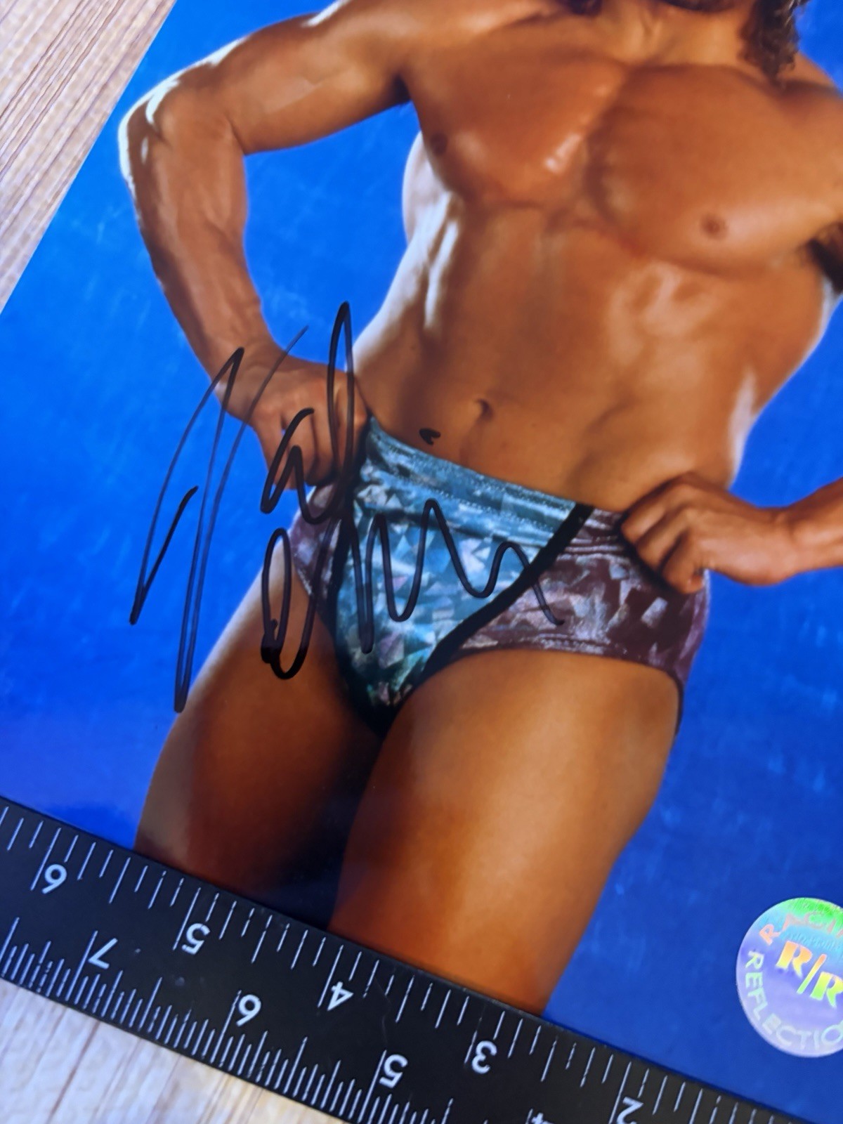 Val Venis Original Official WWF Promo Photo Kodak Racing Reflections WWE
