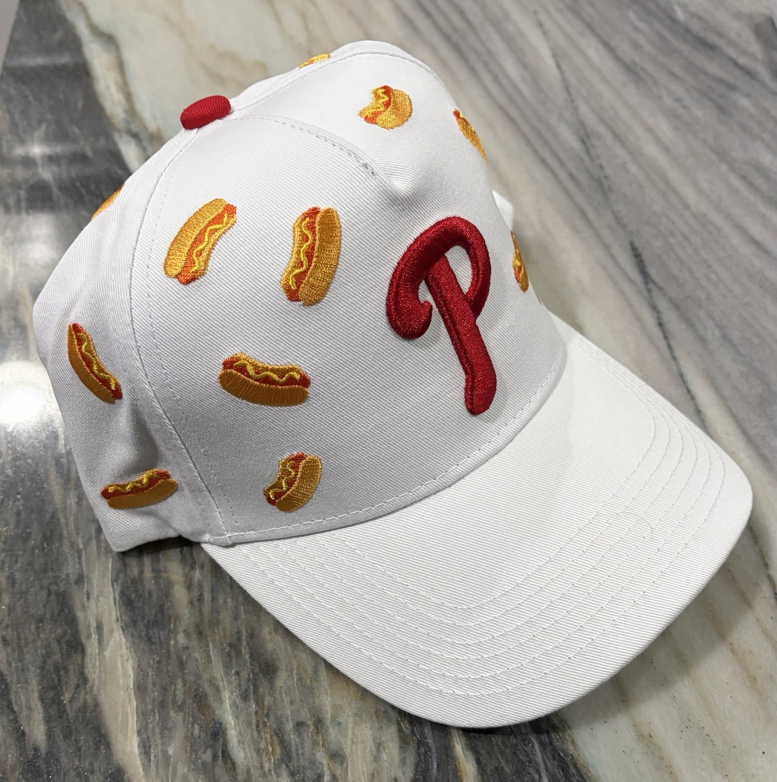 2026 Phillies RARE Hatfield Hotdog HAT CAP New Only 2500 on Theme Night 5/19/26