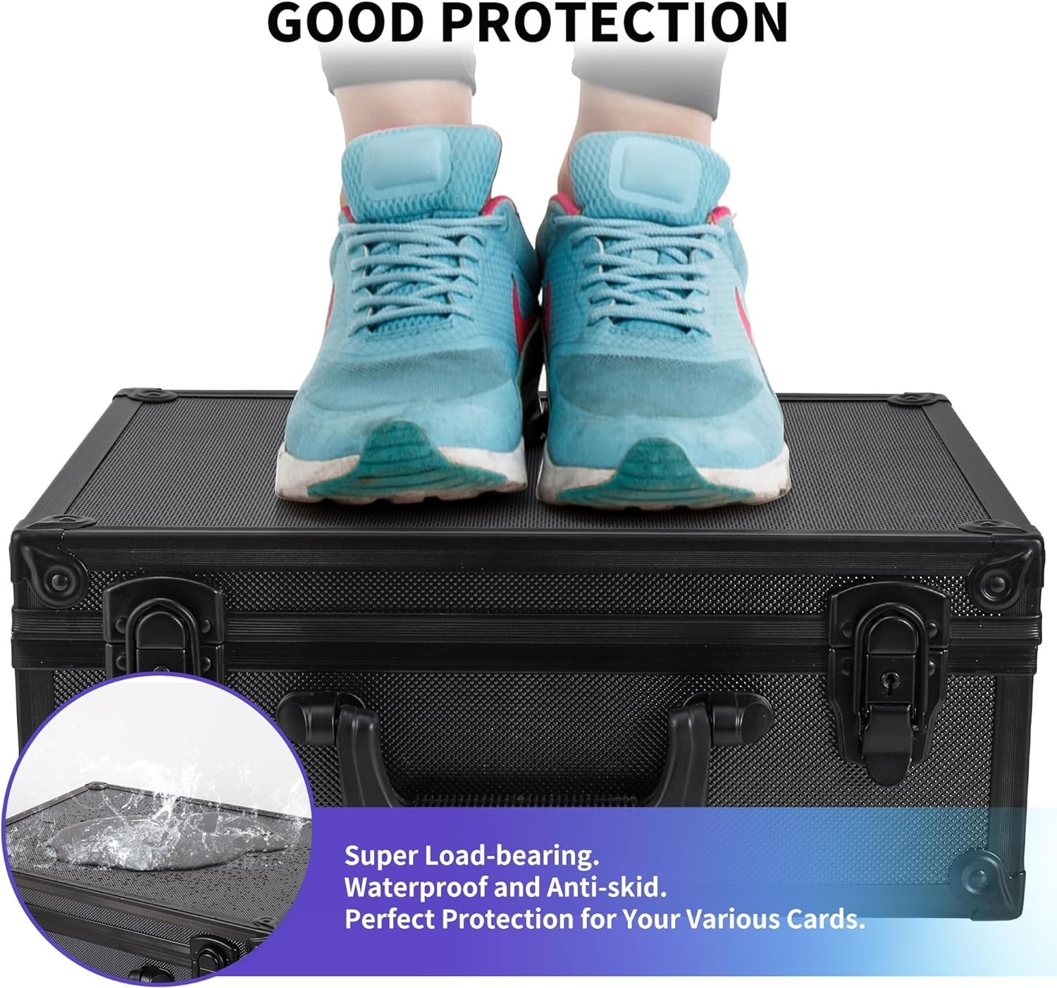 Toploader Card Storage Box for Trading Cards Holds 600+ for 3×4″ 35pt, Hard Case