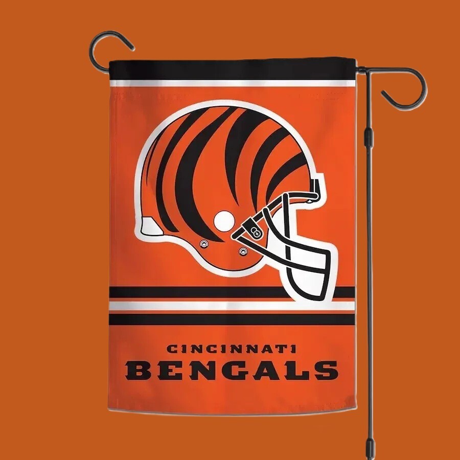 Cincinnati Bengals Wincraft 12″ X 18″ Double-Sided Garden Flag – New