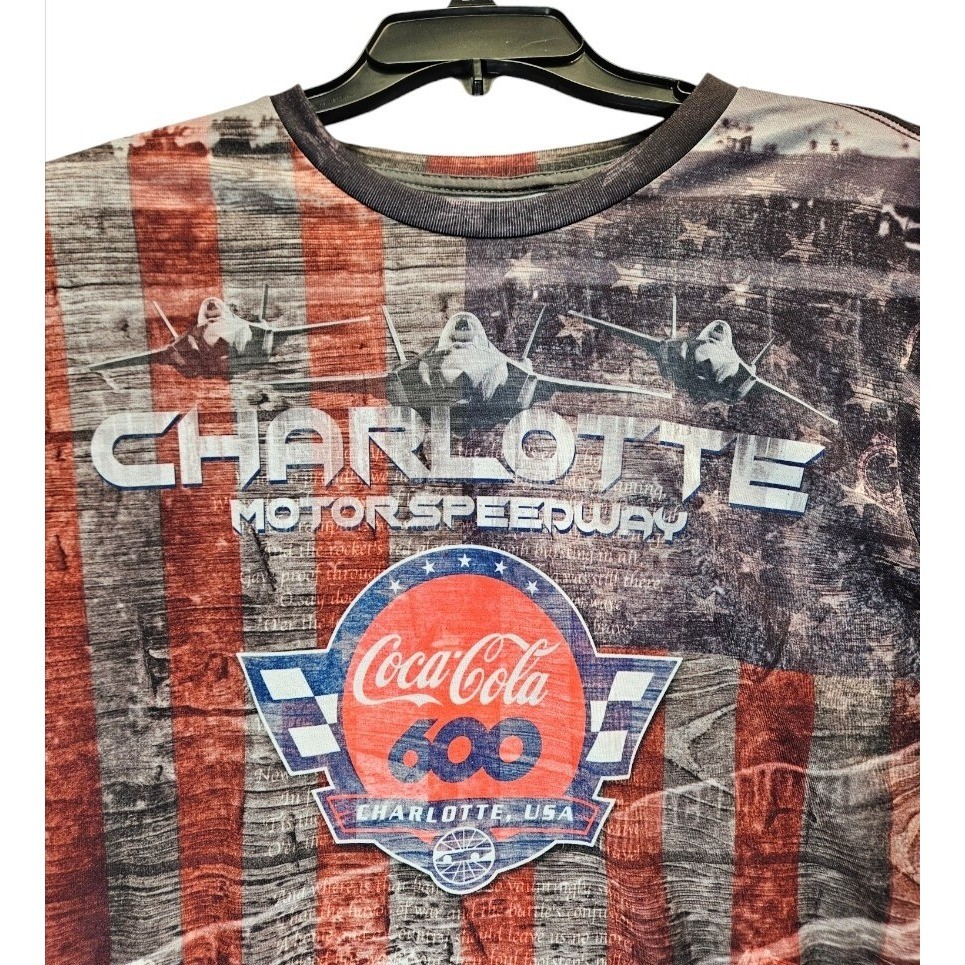 SMI Charlotte Motor Speedway Coca-Cola 600 Tee Shirt XL 2022 All Over Print