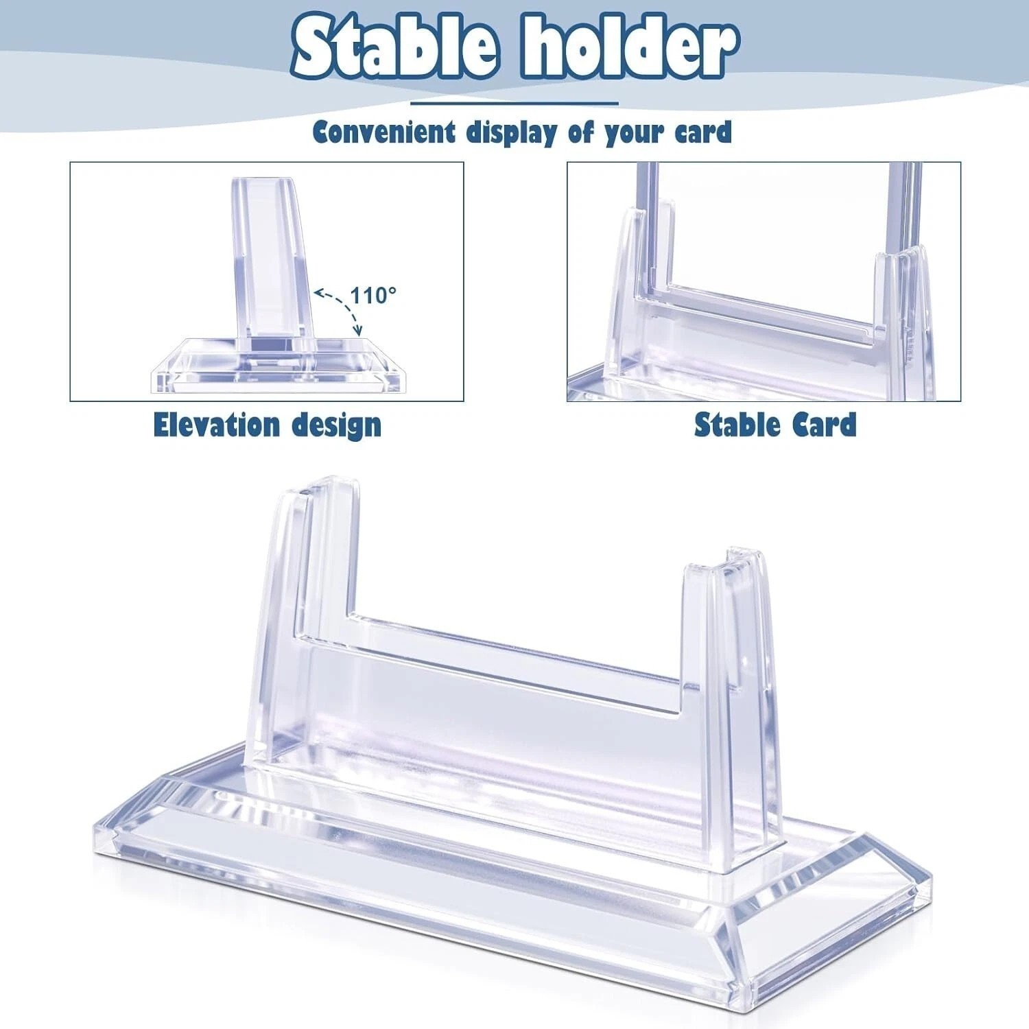 Magnetic Card Holder, 35pt One Touch Card Holder, U-V Protectors Hard Plastic