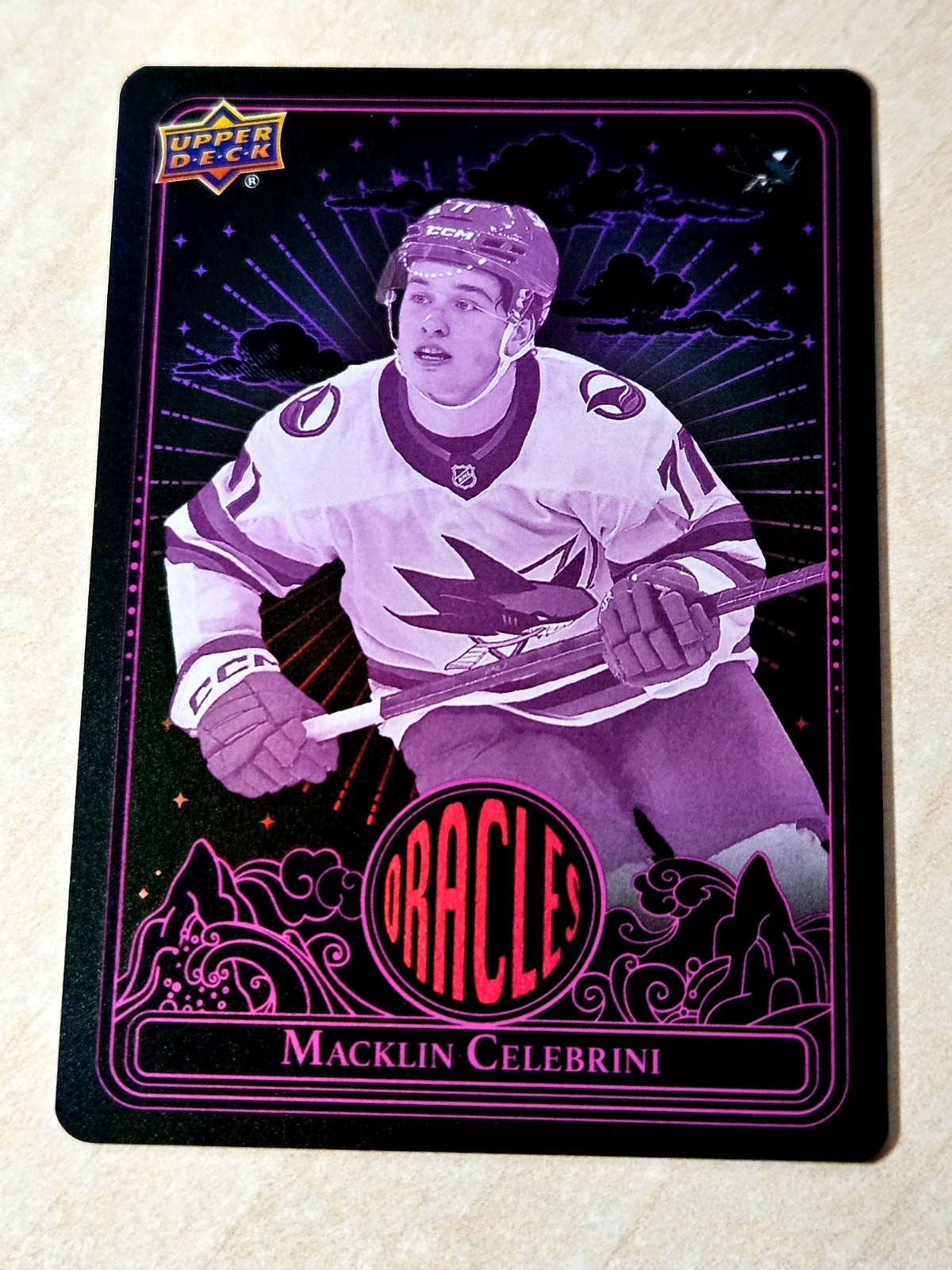 2024/25 Upper Deck Extended Macklin Celebrini Oracles Pink SP #O-58 Rare 💥💥