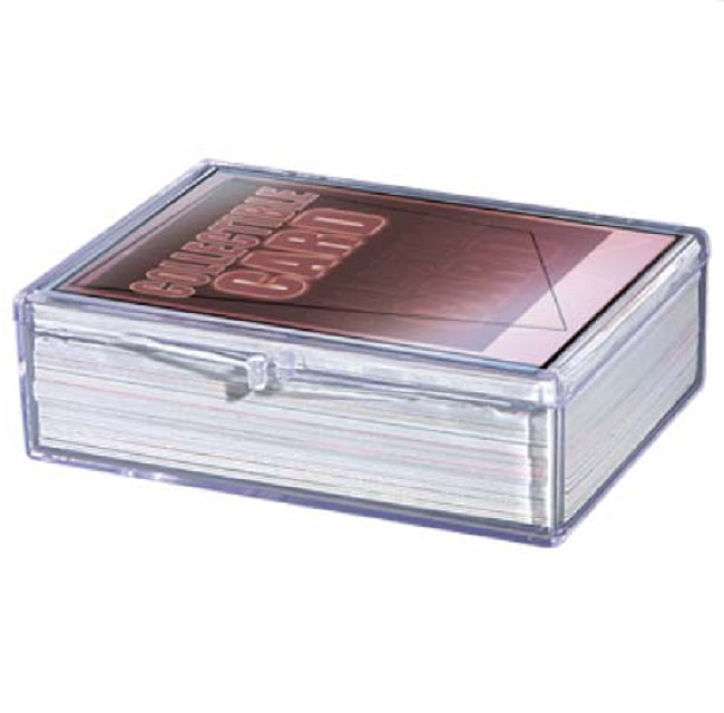 (Pack of 3) Ultra Pro 50-Card Hinged Plastic Boxes Holders For Trading Cards
