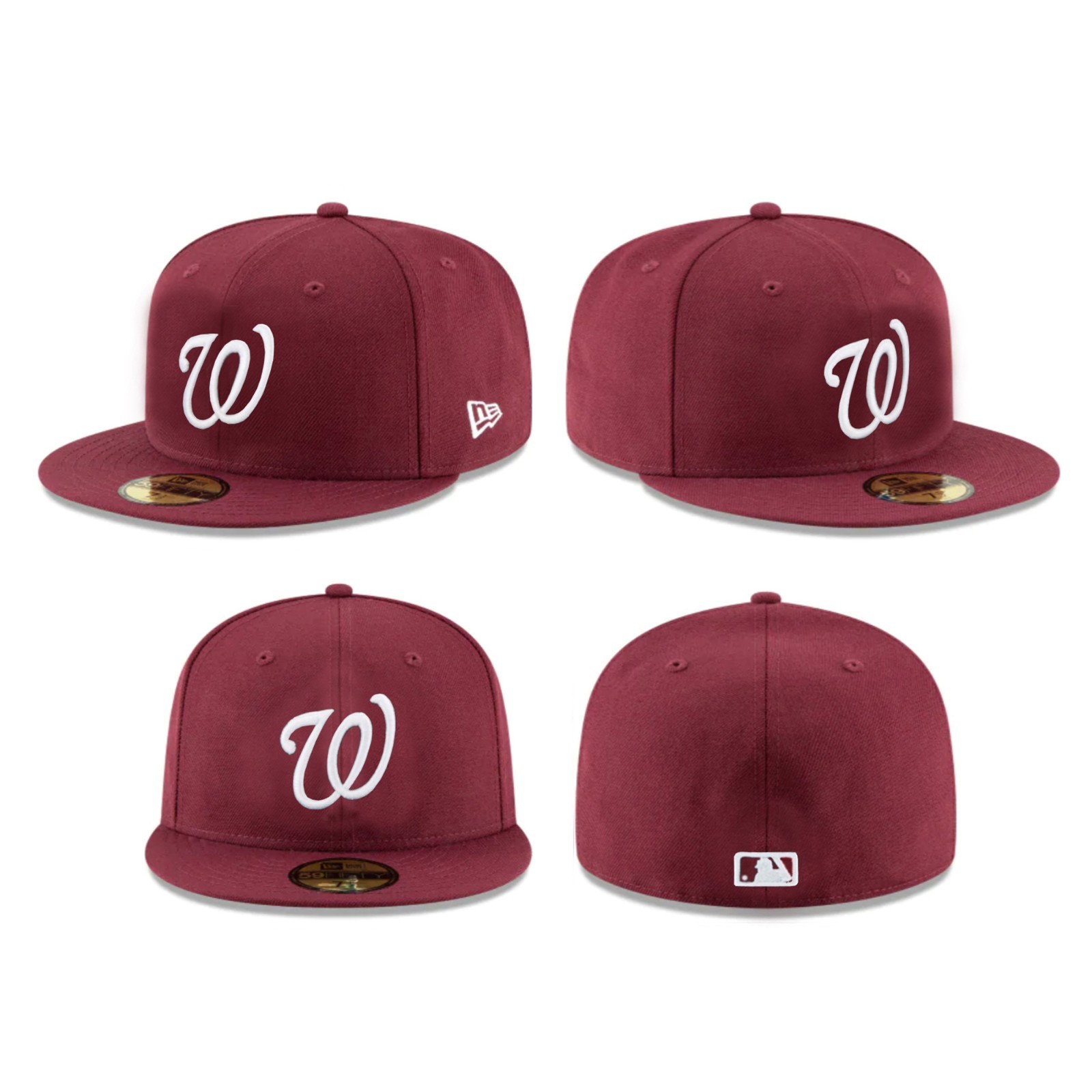 Washington Nationals WAS MLB Authentic New Era 59FIFTY Fitted Cap – 5950 Hat