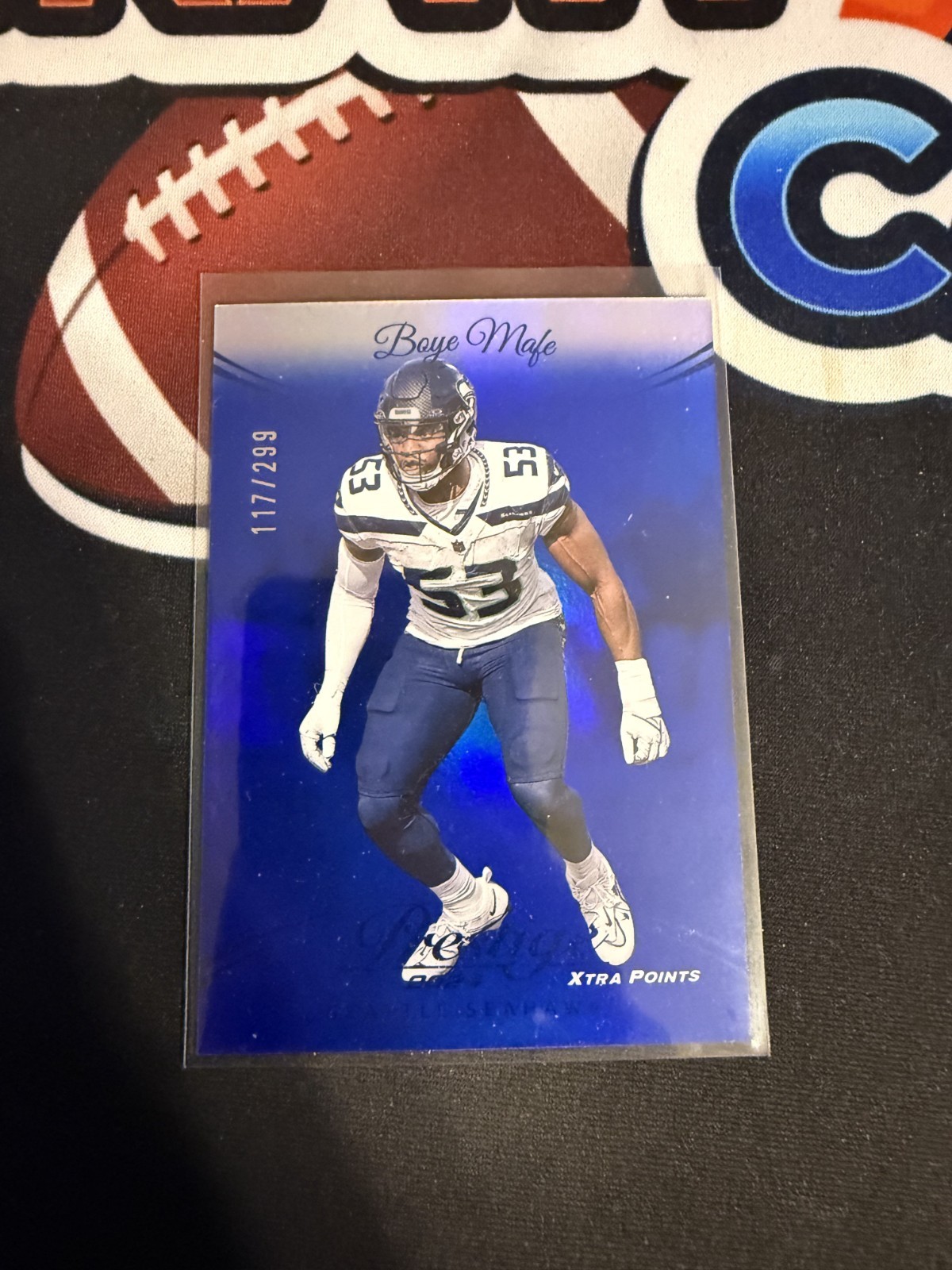 2024 Panini Prestige – Boye Mafe #271 Xtra Points Premium Blue /299