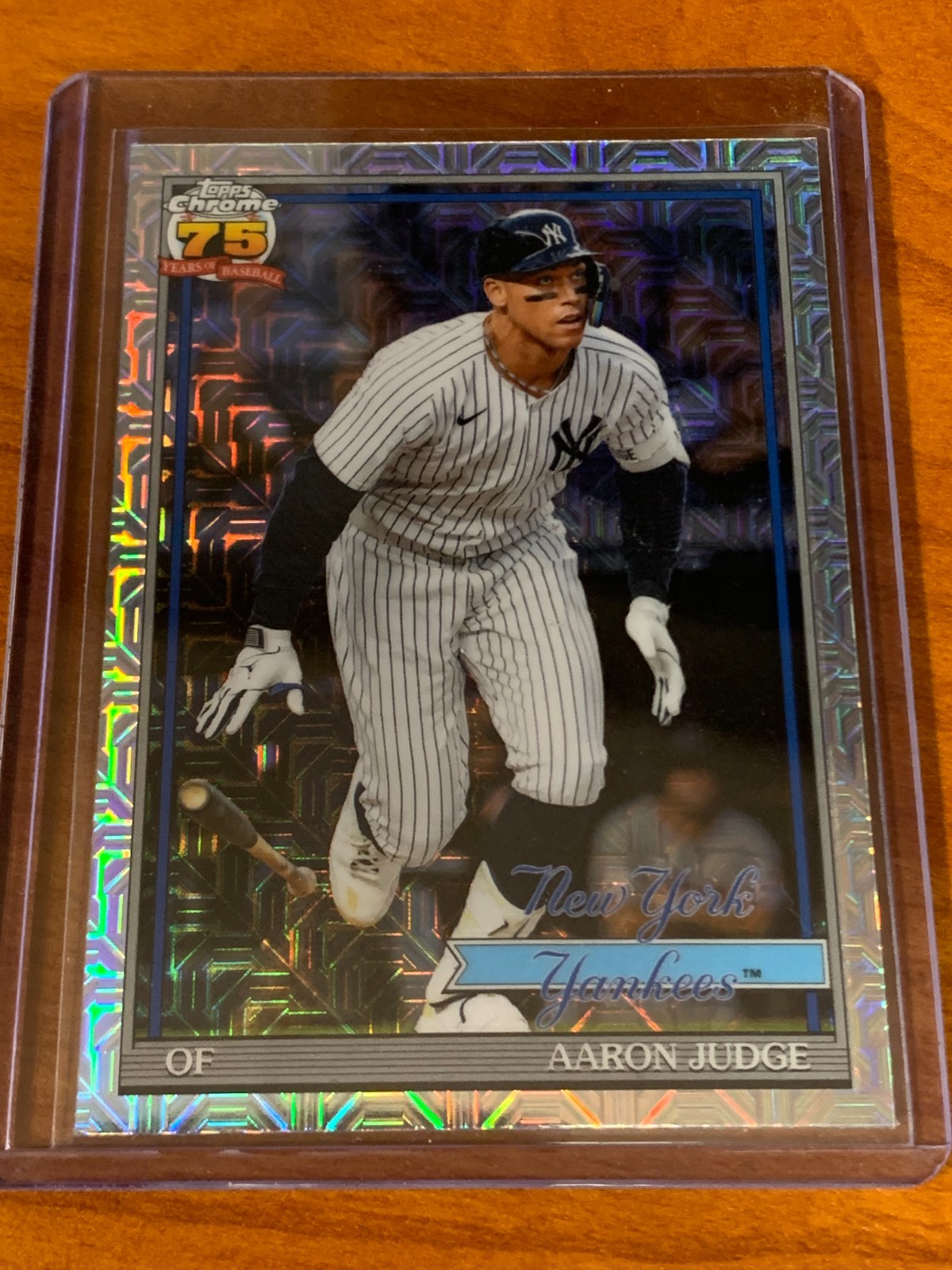 2026 Topps Series 1 Aaron Judge #91C-82 1991 Topps Chrome Silver Mojo Yankees