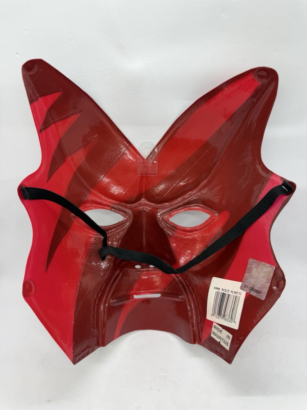 VTG 1998 WWF WWE Officially Licensed Kane Rigid Plastic Mask Big Red Machine
