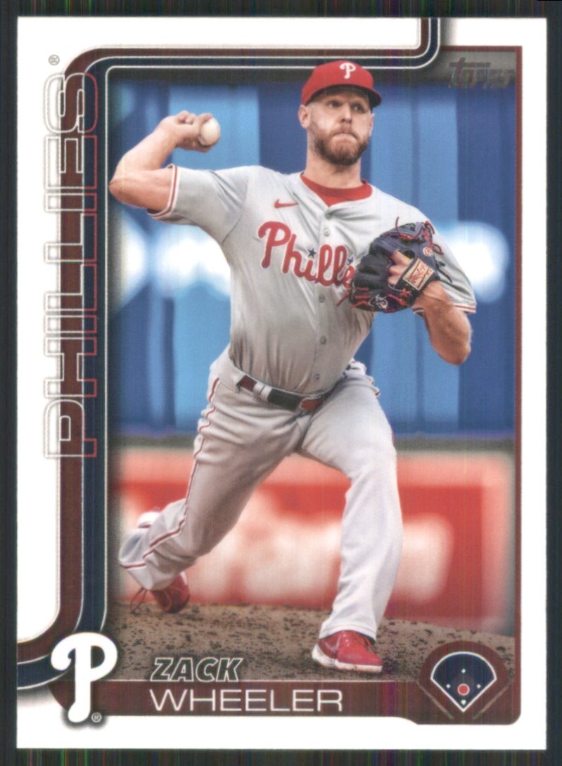 2025 Topps #218 Zack Wheeler Philadelphia Phillies 49581