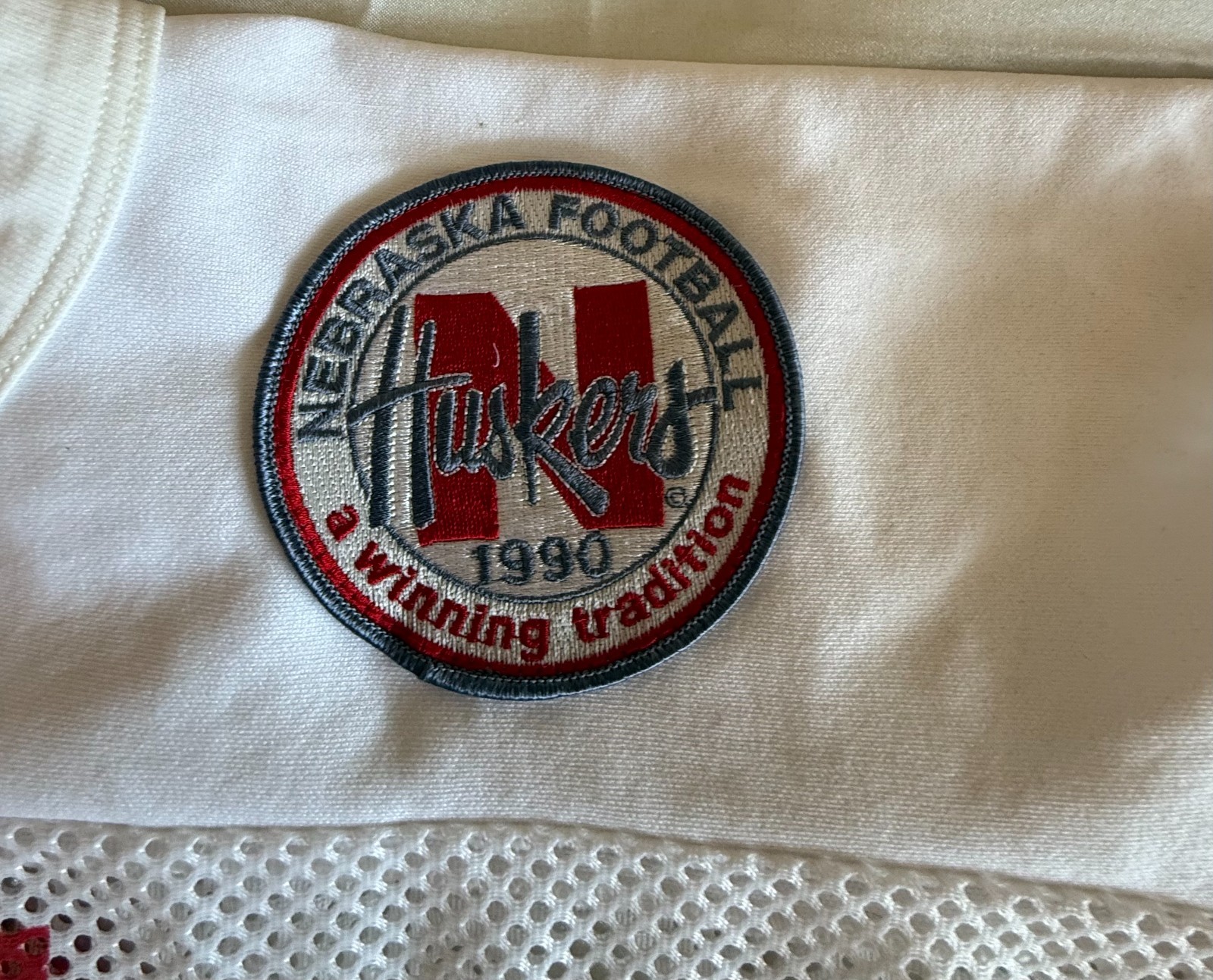 University of Nebraska Cornhuskers Authentic Game Jersey for 1991 Citris Bowl.