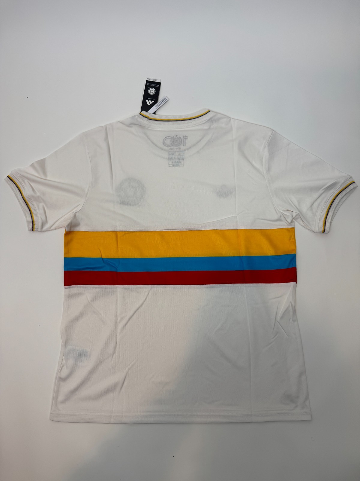 Adidas Colombia 24 Anniversary Jersey – White (Small)
