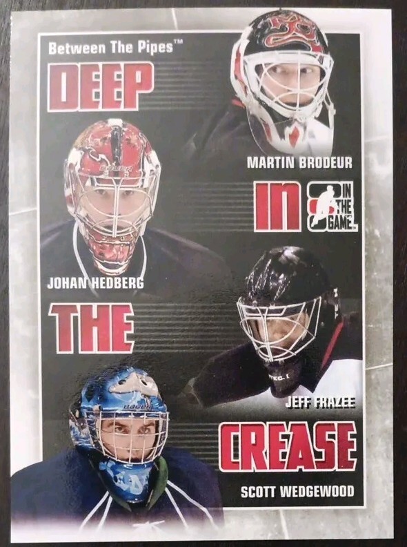 2010 – 2011 ITG Between The Pipes Brodeur/Hedberg Deep In The Crease Hockey