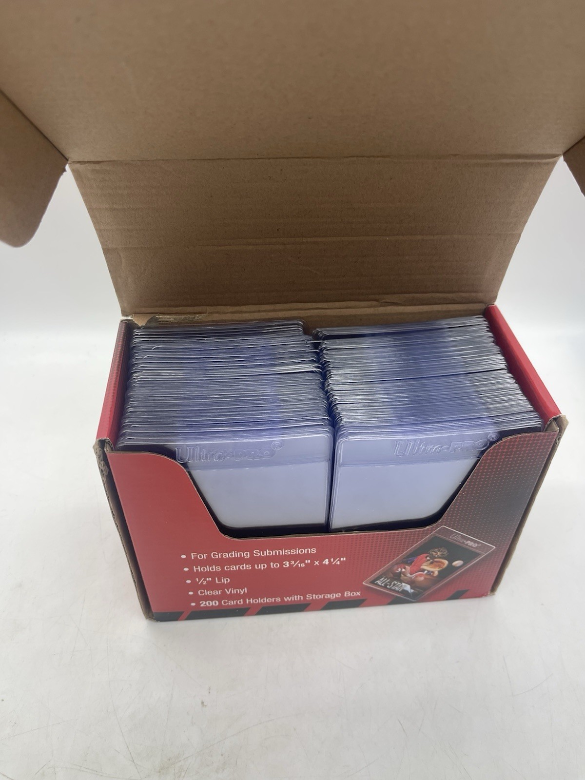 Ultra Pro Graded Card Submission Semi-Rigid Holders BOX of 200 USPS GROUND
