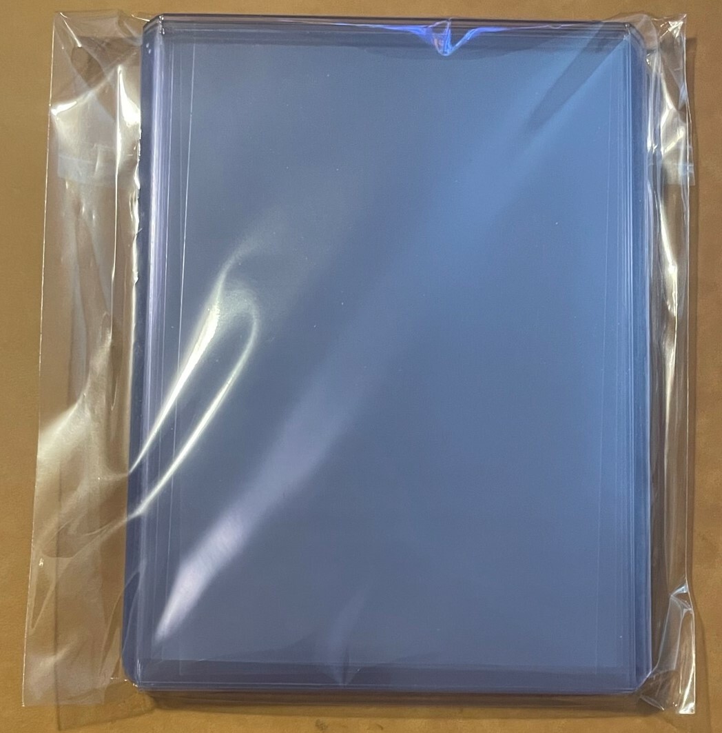 (5) BCW 3.5″ X 5″ Toploader and Mayday Games Sleeves Set in Loose Bag (READ)