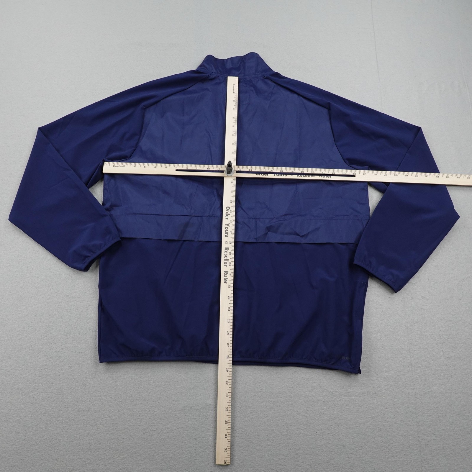 Fresno State Bulldogs Jacket Mens Large Blue Adidas Sideline Woven 1/4 Zip NEW