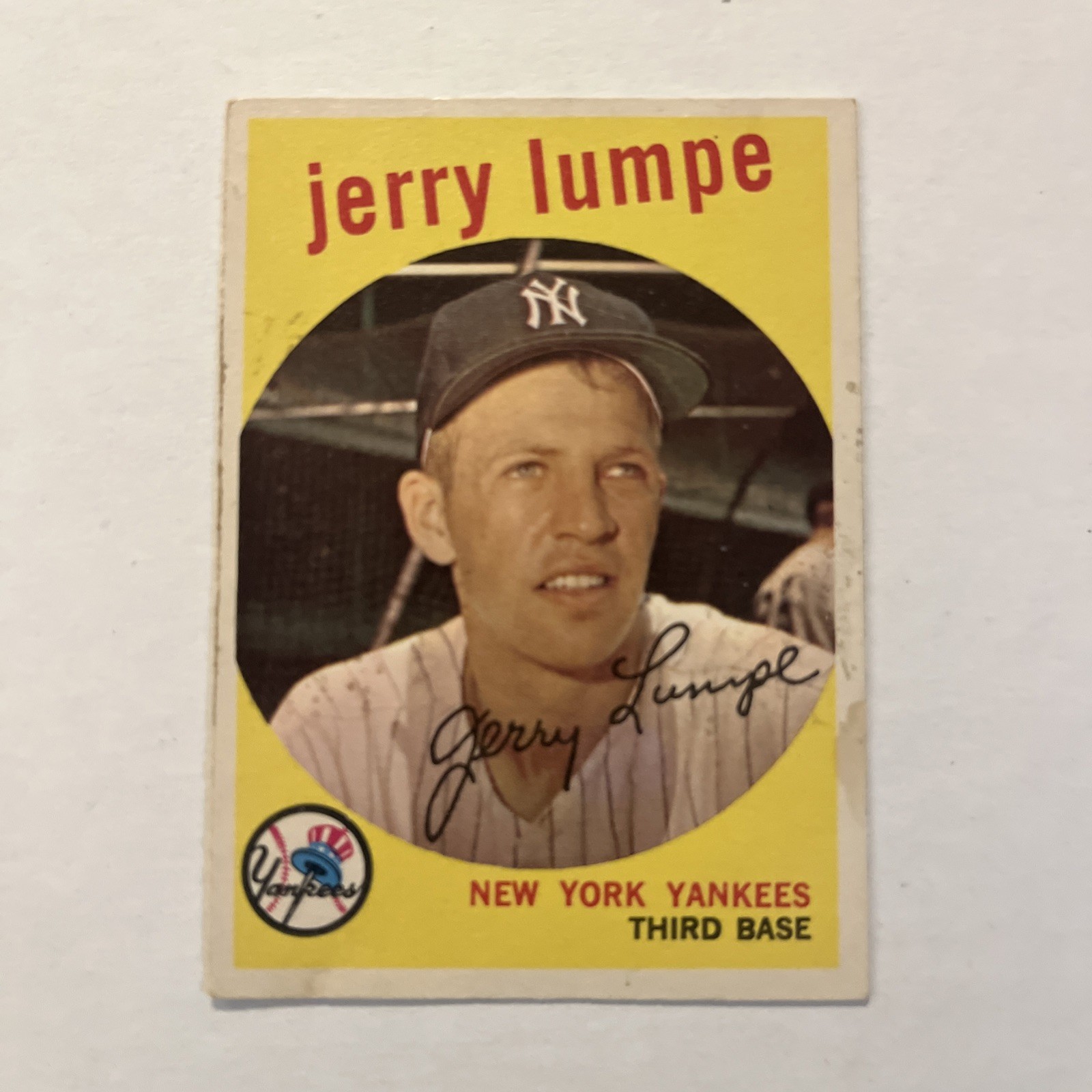 1959 Topps – Jerry Lumpe #272 White Back