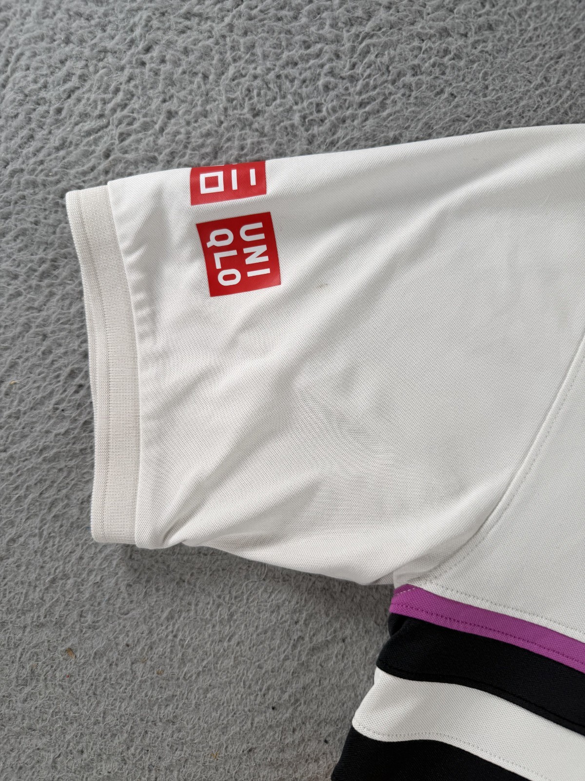 Uniqlo Kei Nishikori French Open 2019 Polo Shirt Mens Large Tennis Colorblock