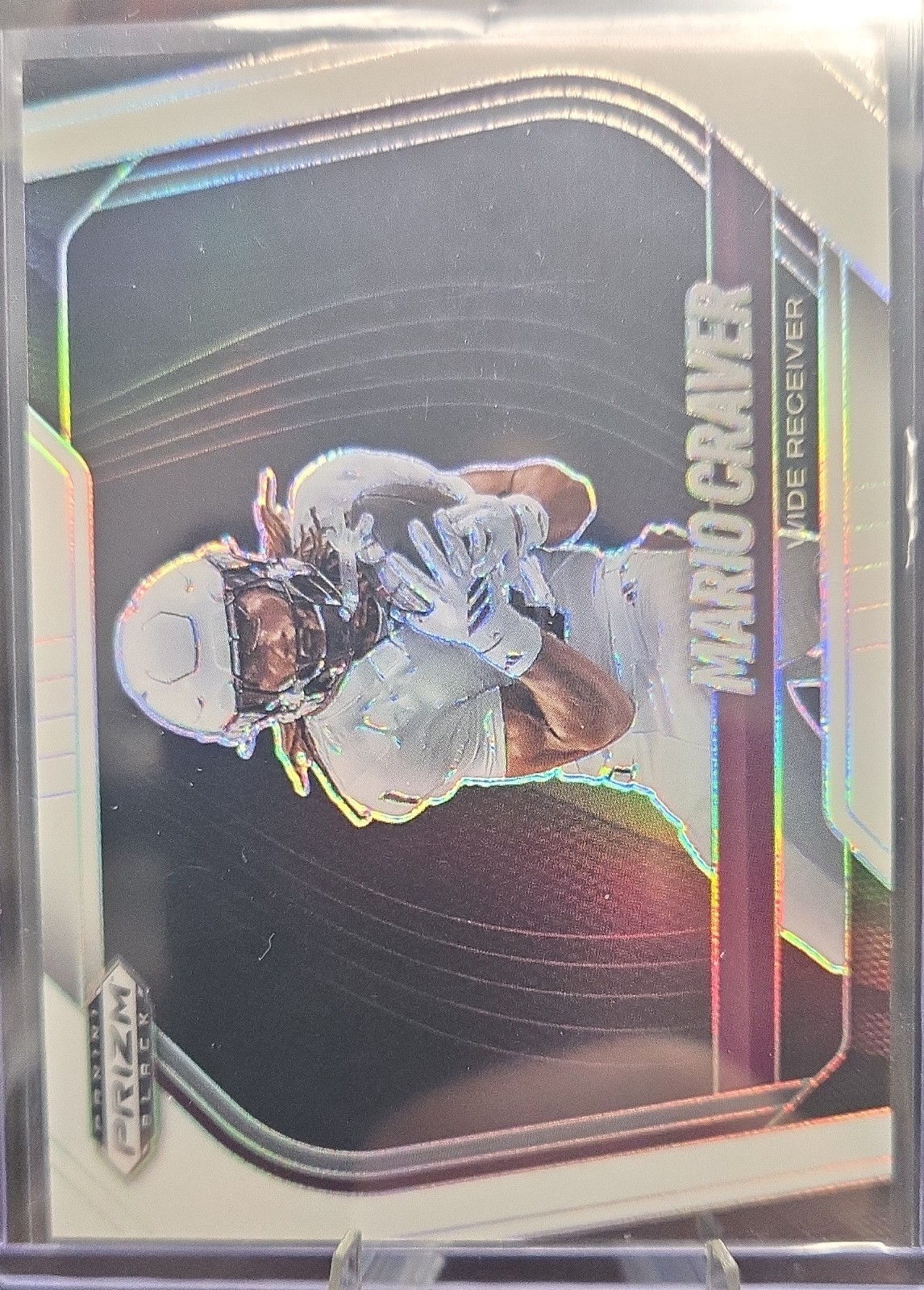 2025 Panini Prizm Black – Prospects Extended Mario Craver #185 White Prizm /175