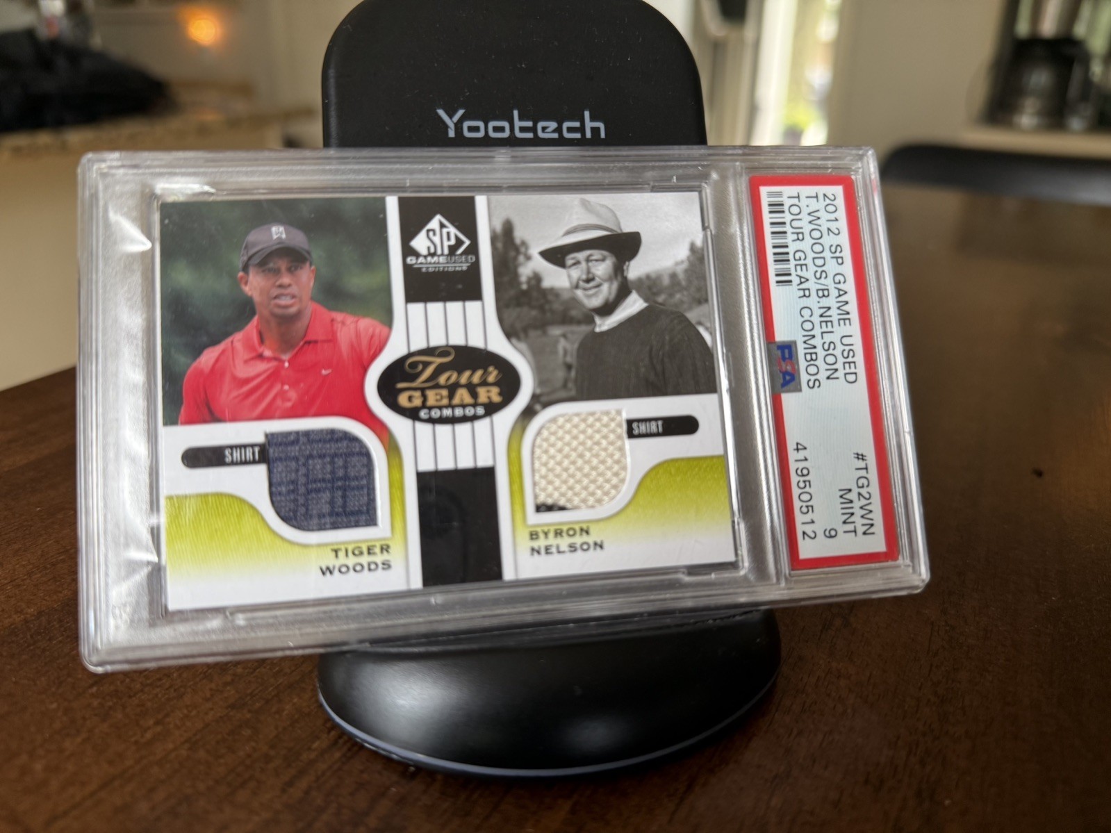 2012 Upper Deck SP Game Used Tiger Woods-Byron Nelson Patch #TG2-WN POP 6