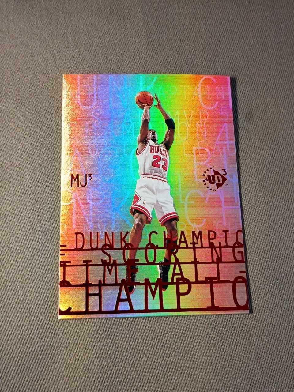 1997-98 Upper Deck UD3 – Mj3 Michael Jordan #MJ3-2 • Ready To Send For Grading