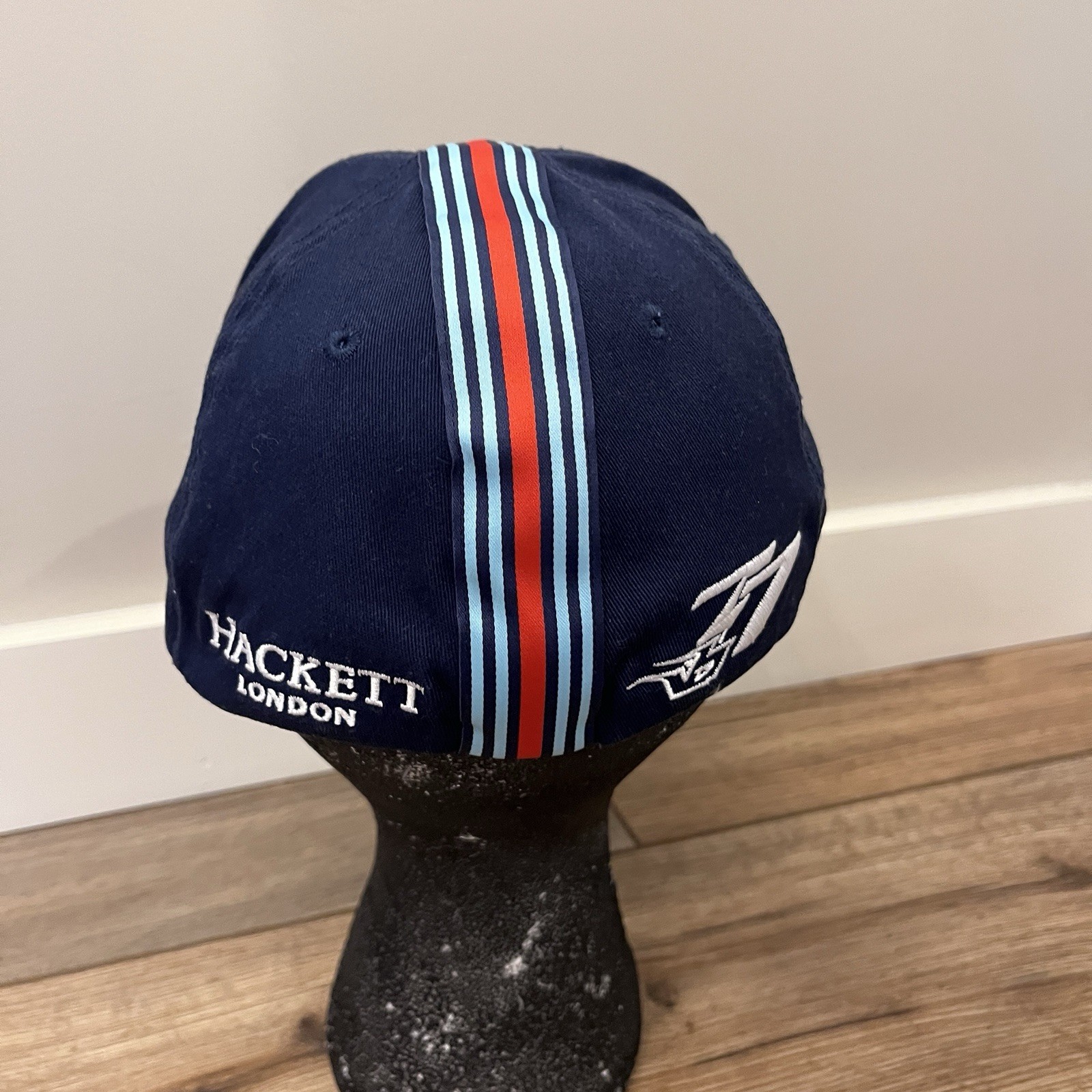 Williams Martini Racing F1 Hat Cap Flex Fit Navy Blue One Size Hackett London