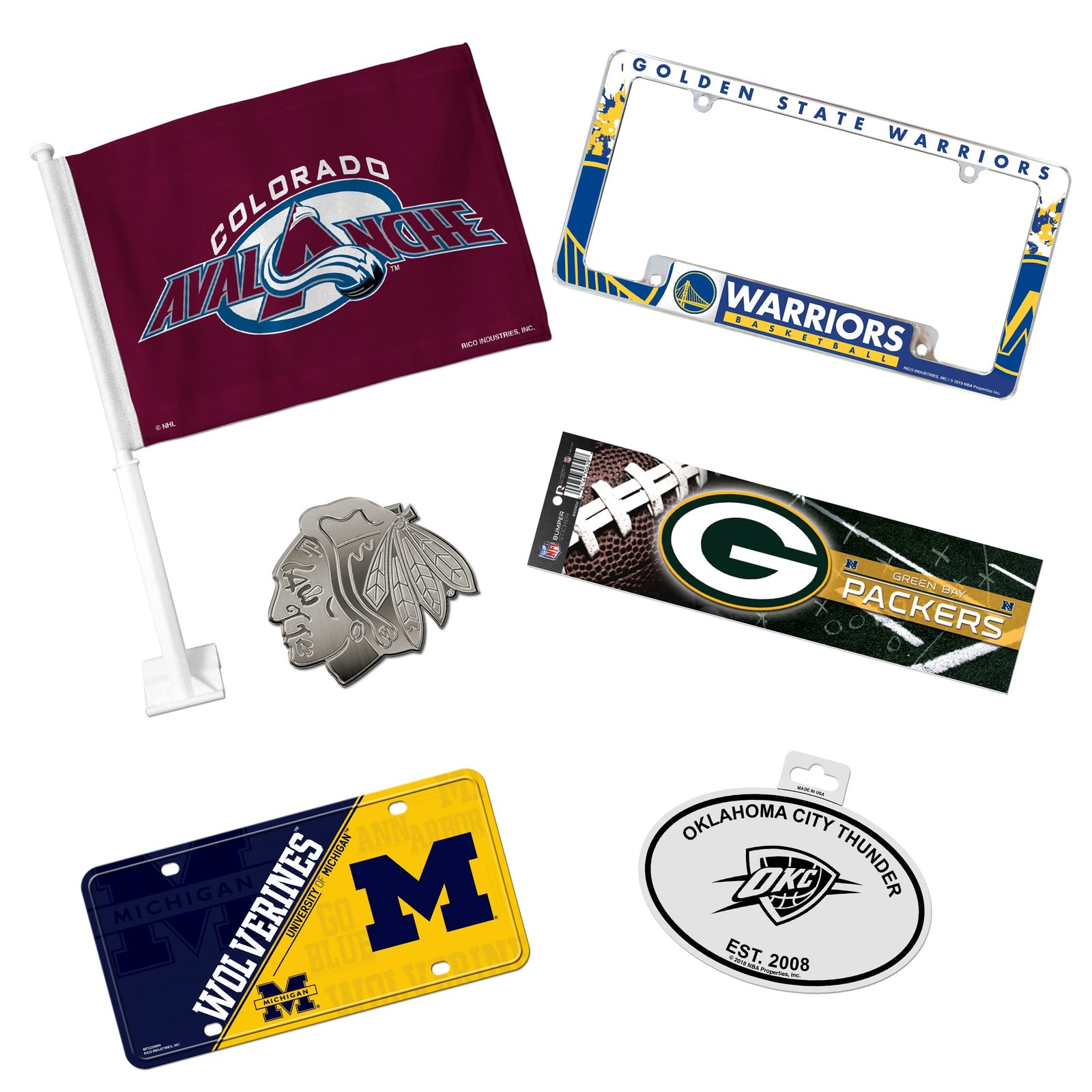 NHL New York Rangers Standard Chrome License Plate Frame , 6″ x 12″