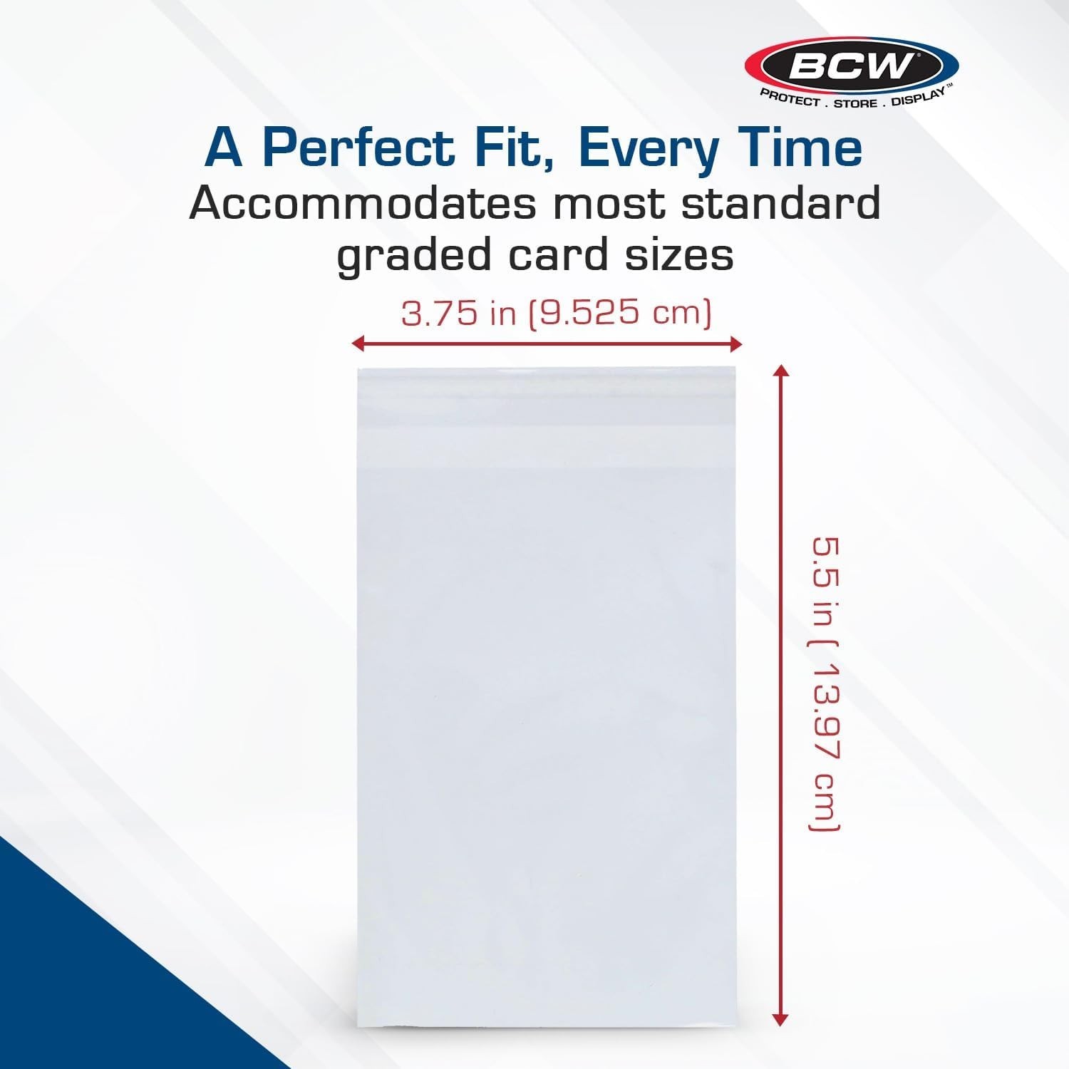 Resealable Graded Card Sleeves | 100 Pack | Universal Fit for PSA, Beckett, S…