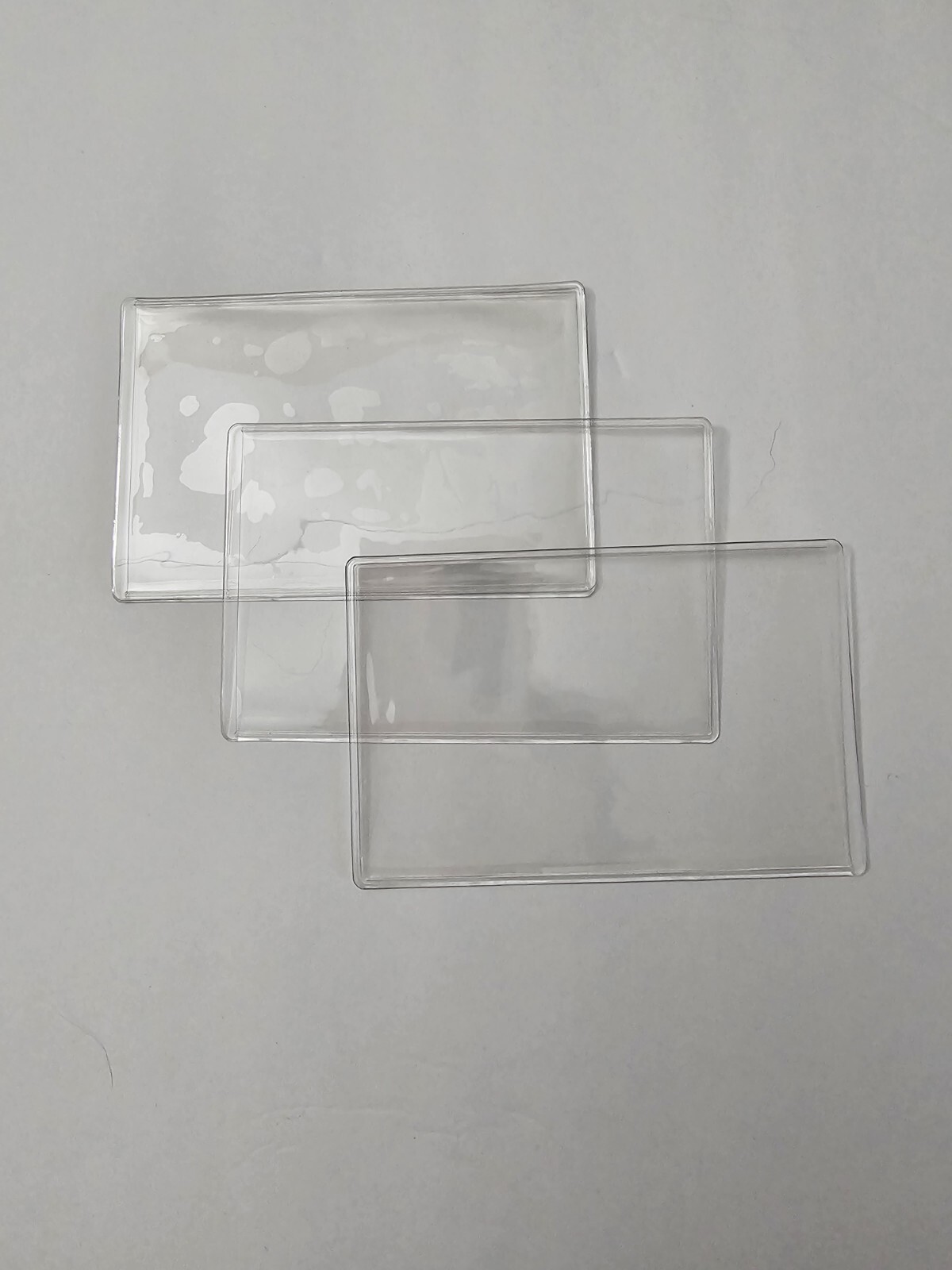 Trading Card Sleeves Hard Plastic Clear Case Holder 5Pc Baseball Card Toploader
