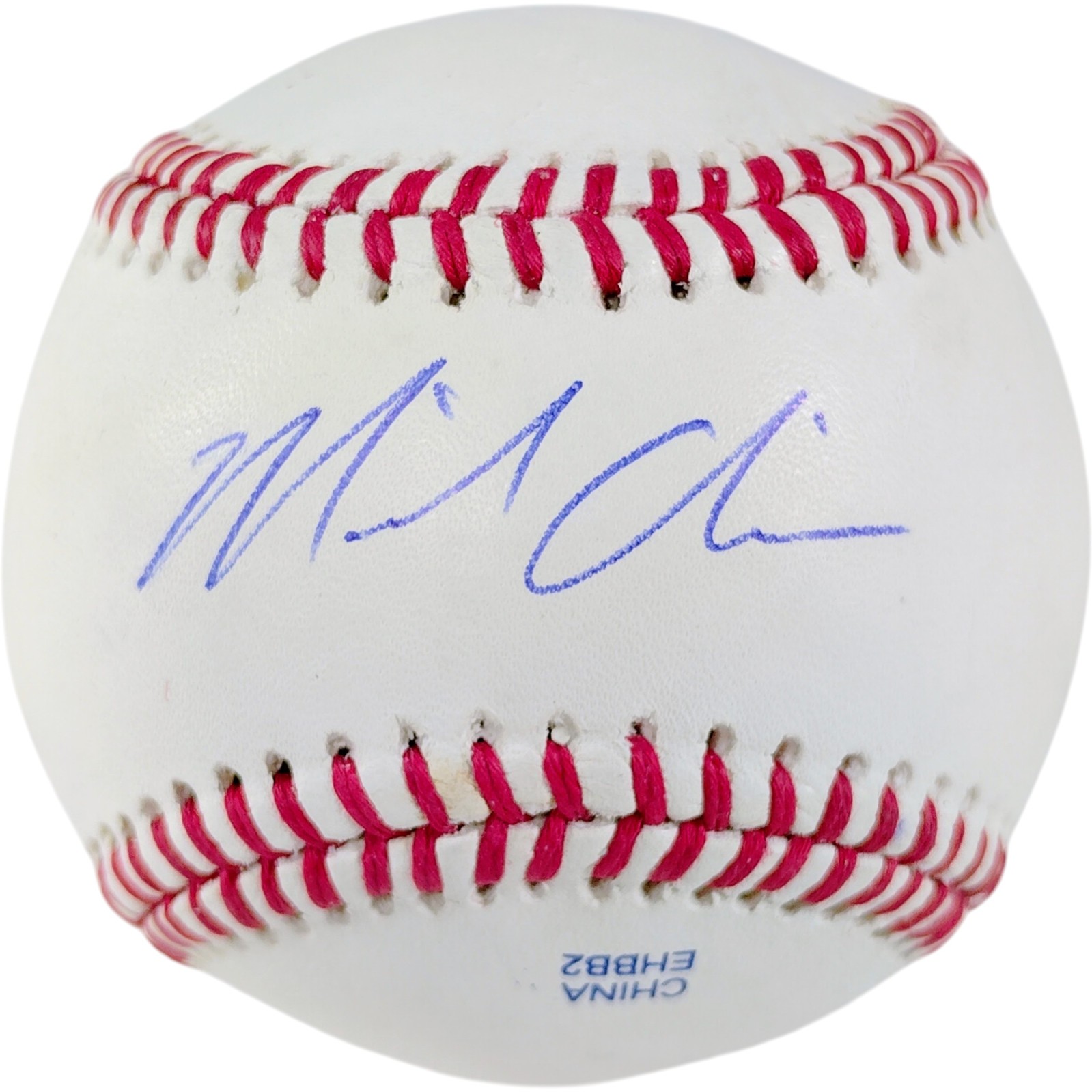 Michael Choice Signed Baseball Texas Rangers Oakland Athletics Autograph Proof