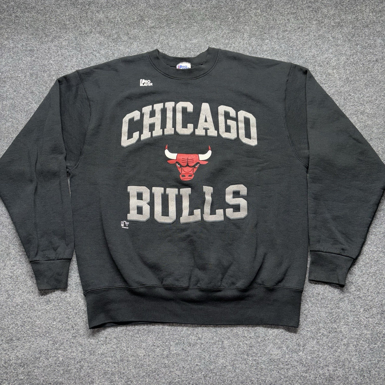 Vintage Chicago Bulls Pro Player Crewneck Sweatshirt Mens XL NBA Made in USA