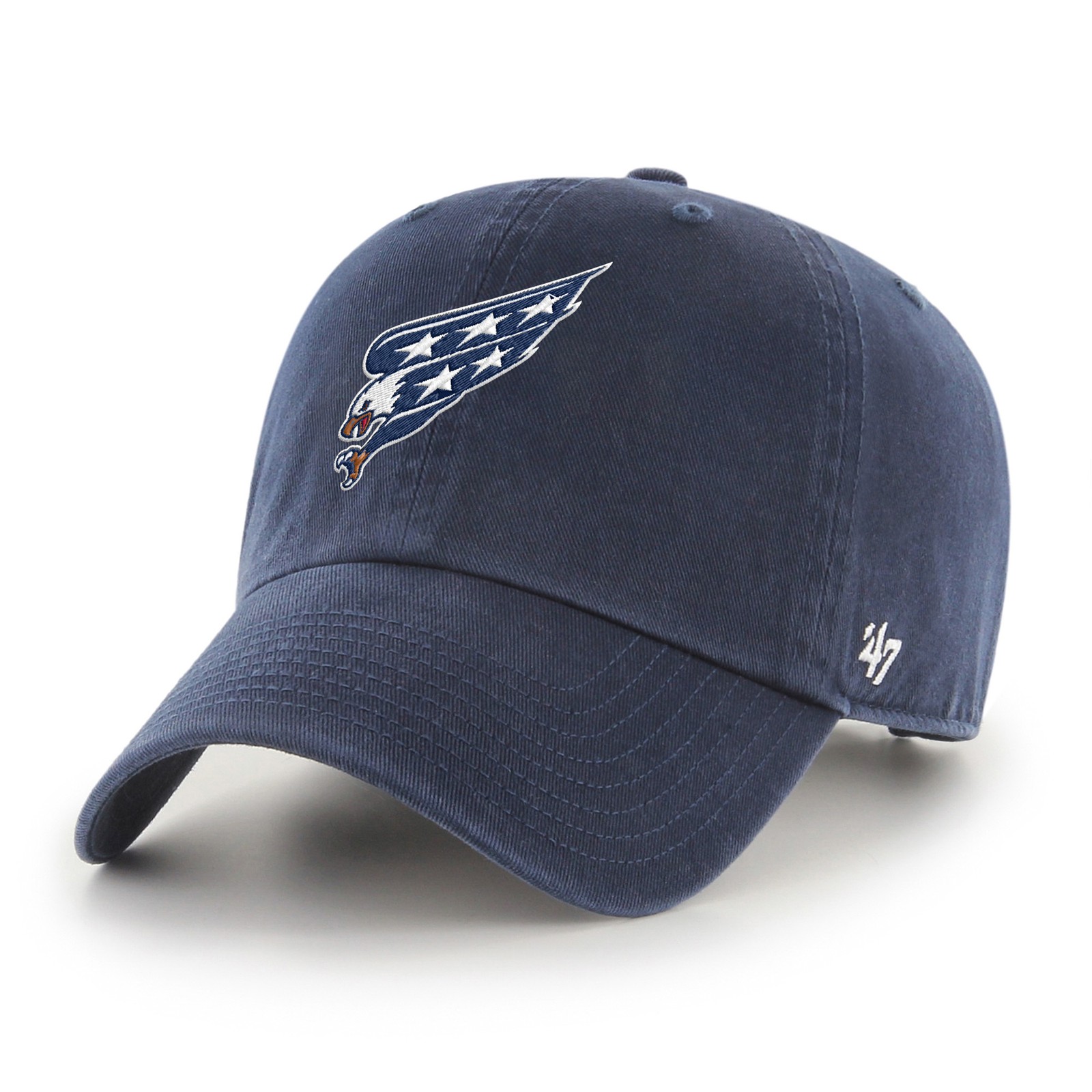 Men’s ’47 Navy Washington Capitals Alternate Clean Up Adjustable Hat