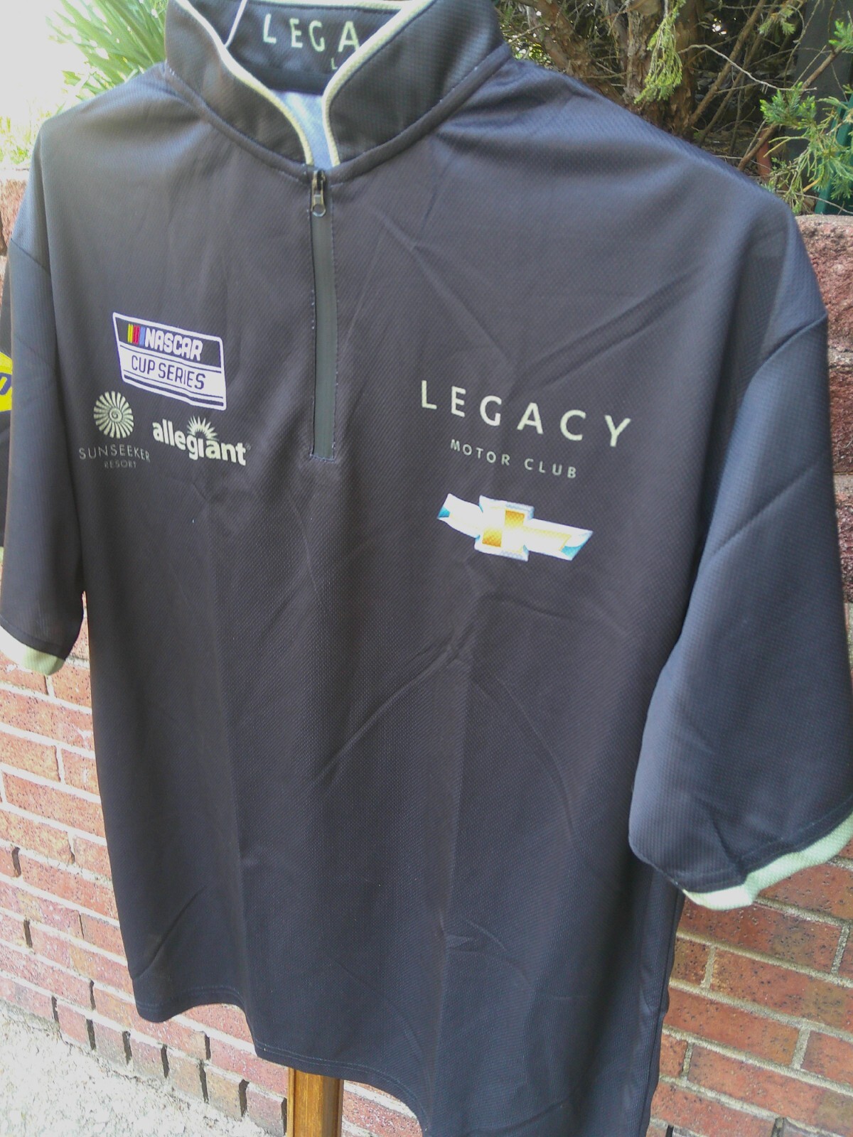 Noah Gragson #42 ALLEGIANT/Legacy Motor Club race day pit crew shirt – LARGE