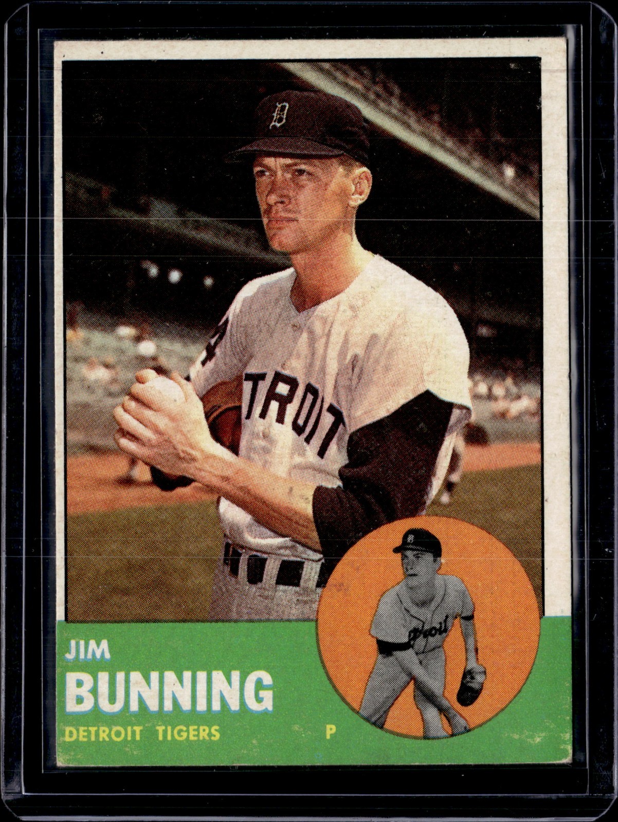 1963 Topps Jim Bunning #365 Baseball Card VG/EX