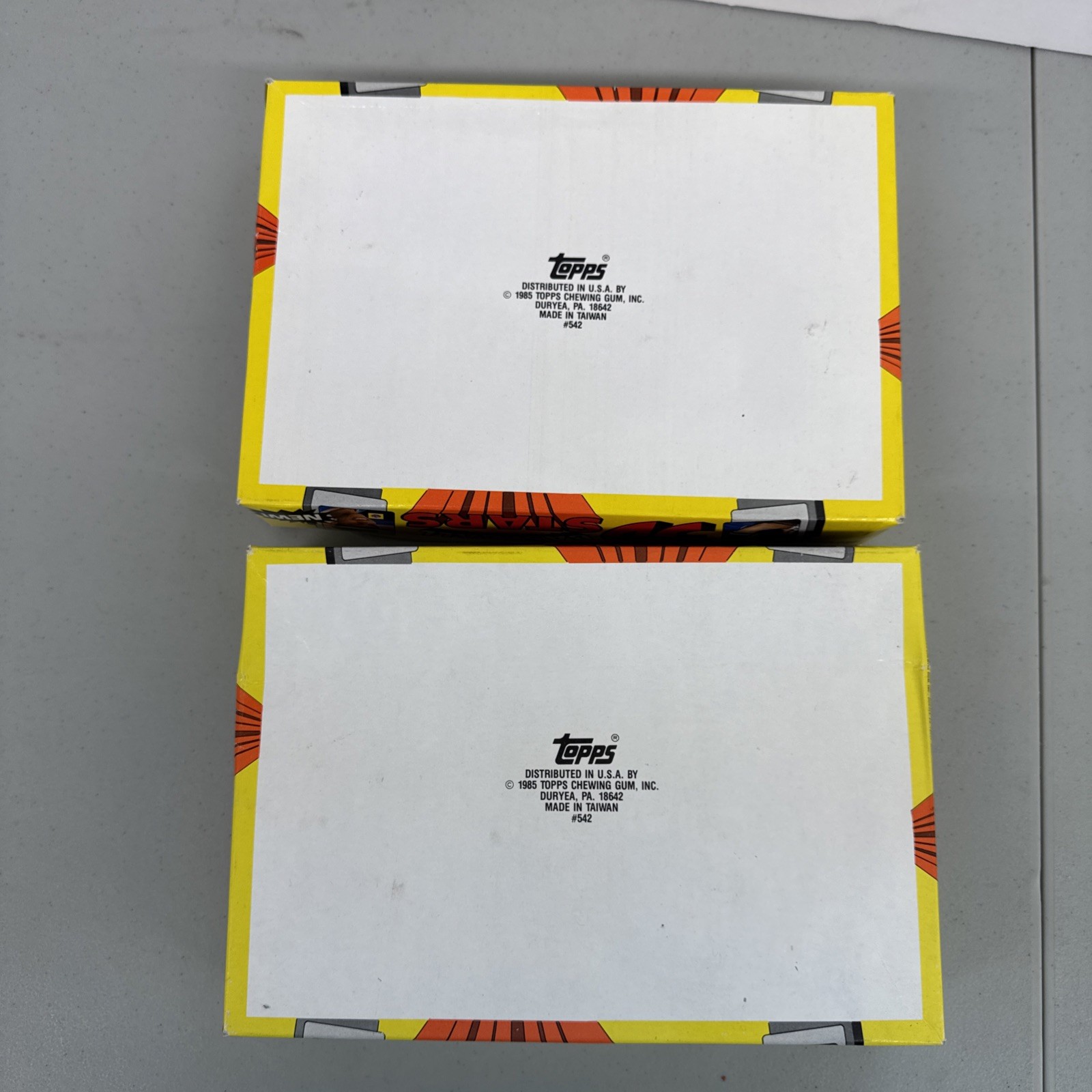 1985 Topps 3D 3-D Baseball Stars Near Complete Set W/ 2 Boxes 51 Cards Total