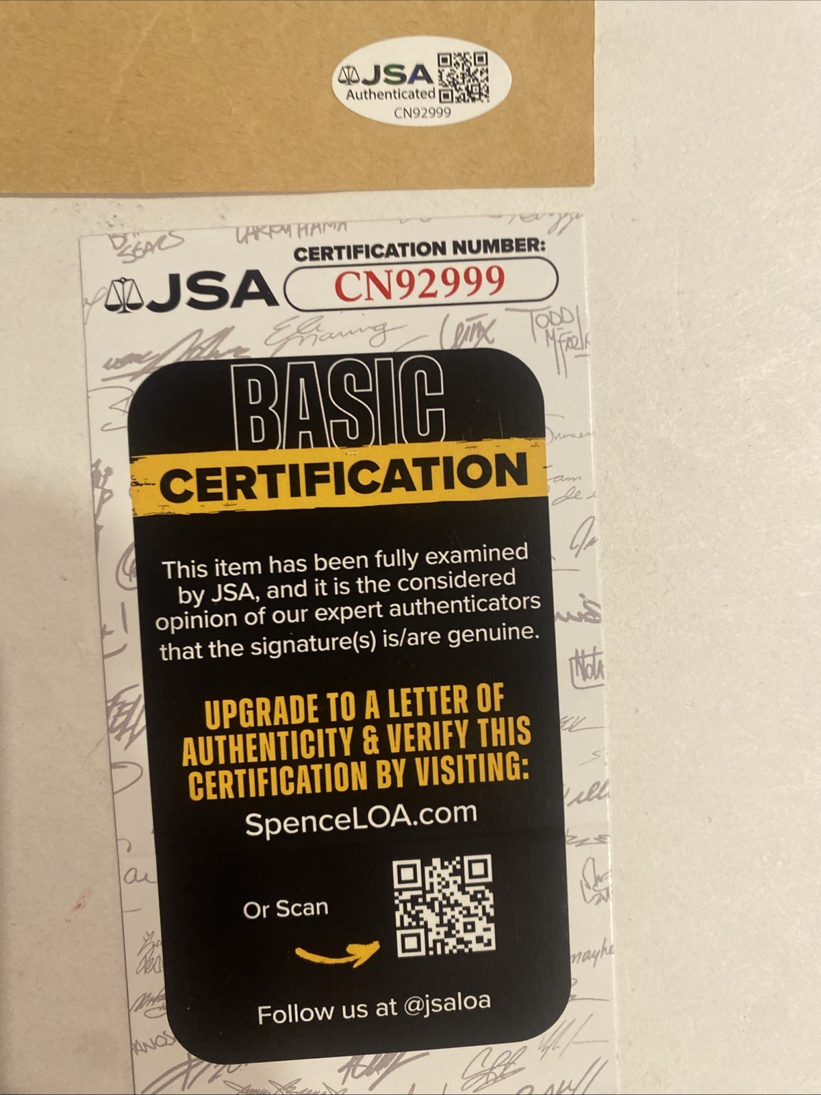 Schoolboy Rowe Signed 4 3/4″ x 3″ Autograph Page JSA COA