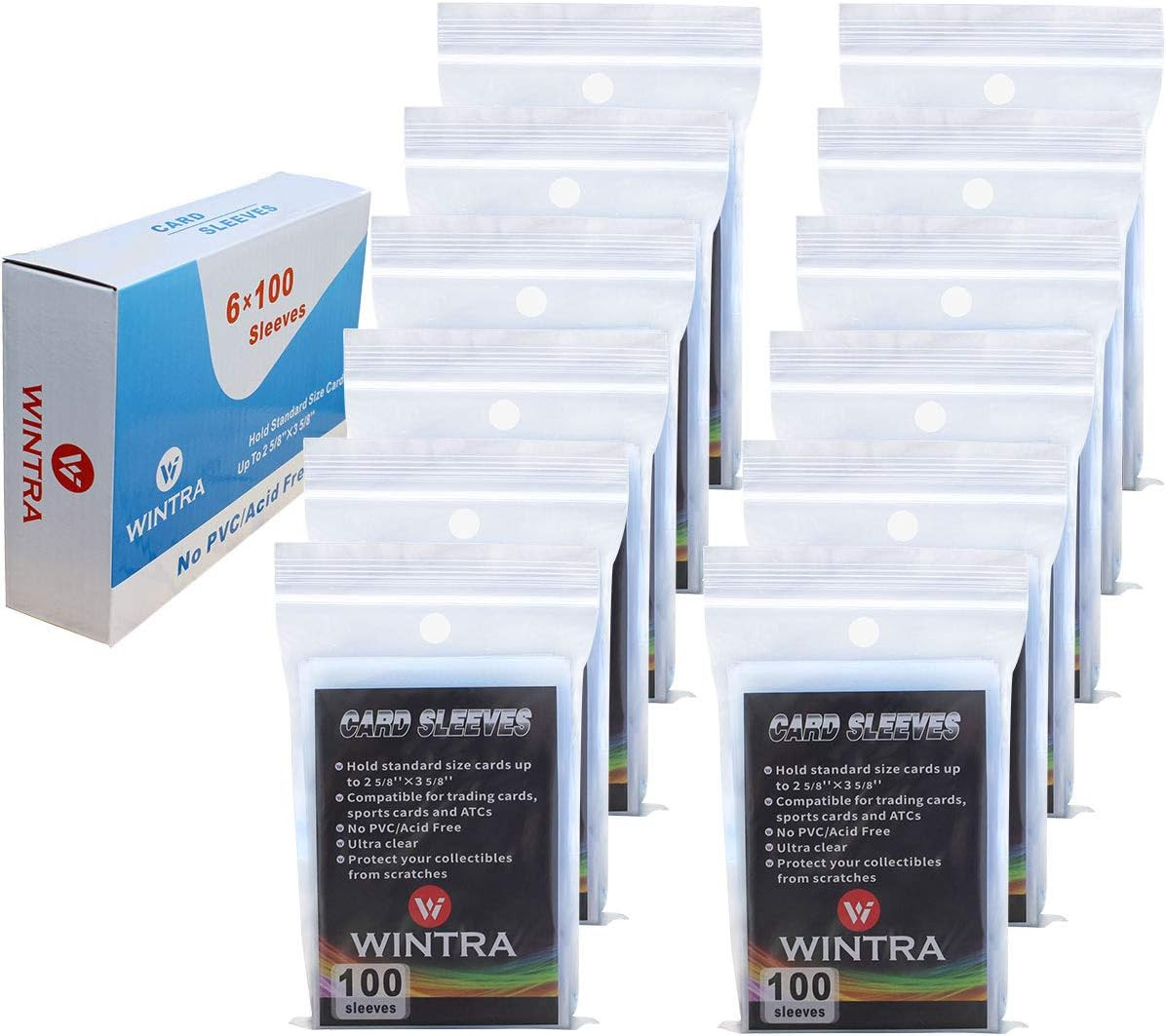 1200 Count Ultra Clear Penny Card Sleeves,Soft Card Protectors for Baseball