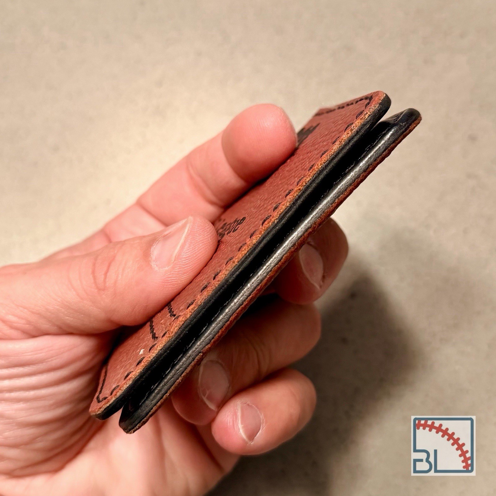 Wilson NFL Minimalist Leather Football Wallet