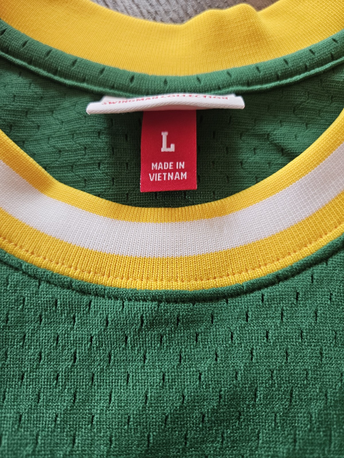 Shawn Kemp Jersey Seattle SuperSonics Size Large Mitchell & Ness Hardwood New