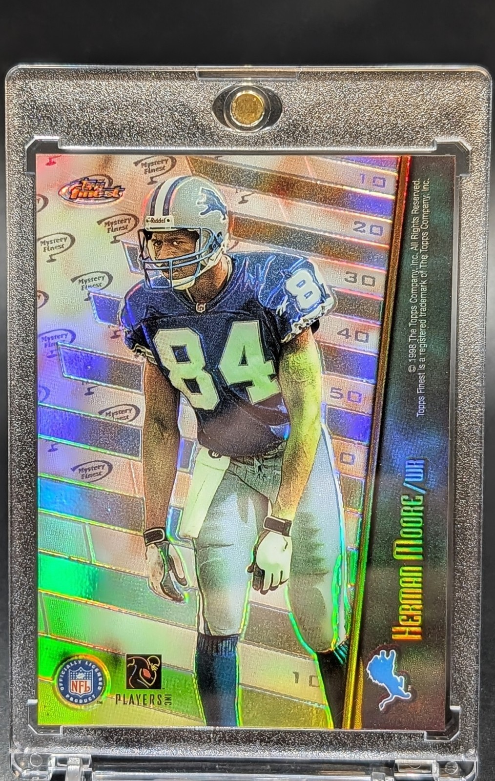 1998 Finest #M41 Jerry Rice/ H.Moore Rare Refractor Solid Mint Card See Pics