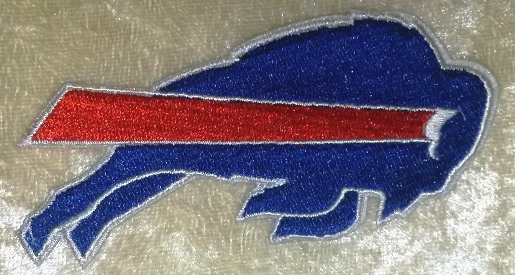 Buffalo Bills 3.75″ Iron On Embroidered Patch ~Free Tracking!
