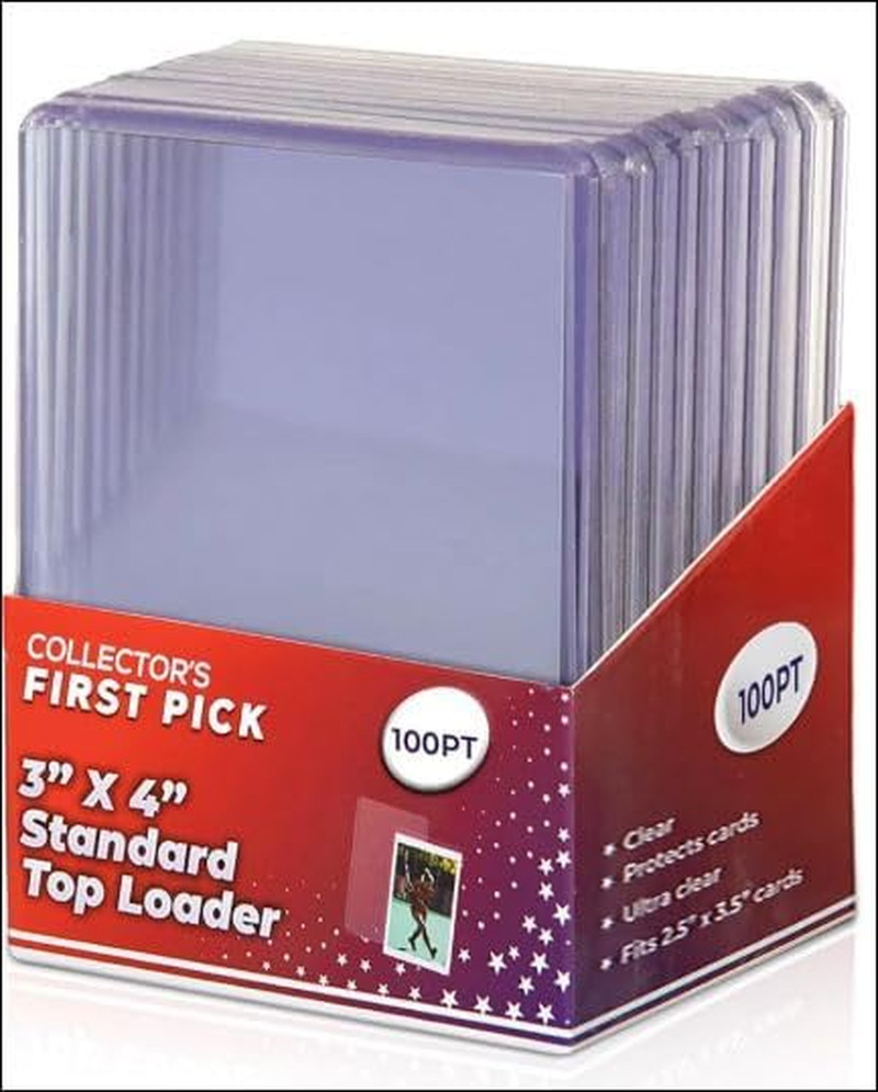100Pt Top Loader Pack – 10 Pieces per Pack – Trading Card Storage Protection – f