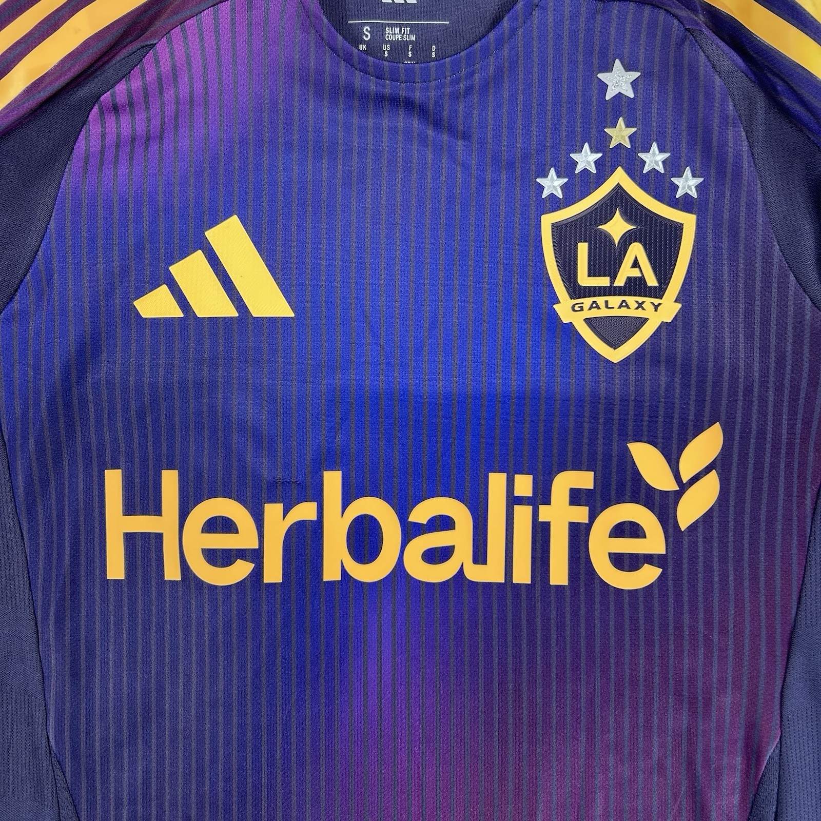 Los Angeles Galaxy Adidas Away 25/26 Purple Jersey Authentic Size Small NWT