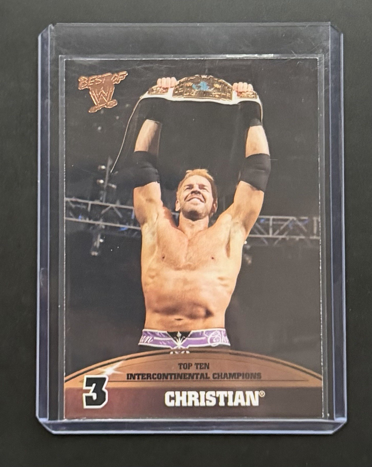 2013 Topps Best of WWE Top 10 Intercontinental Champions Christian #3