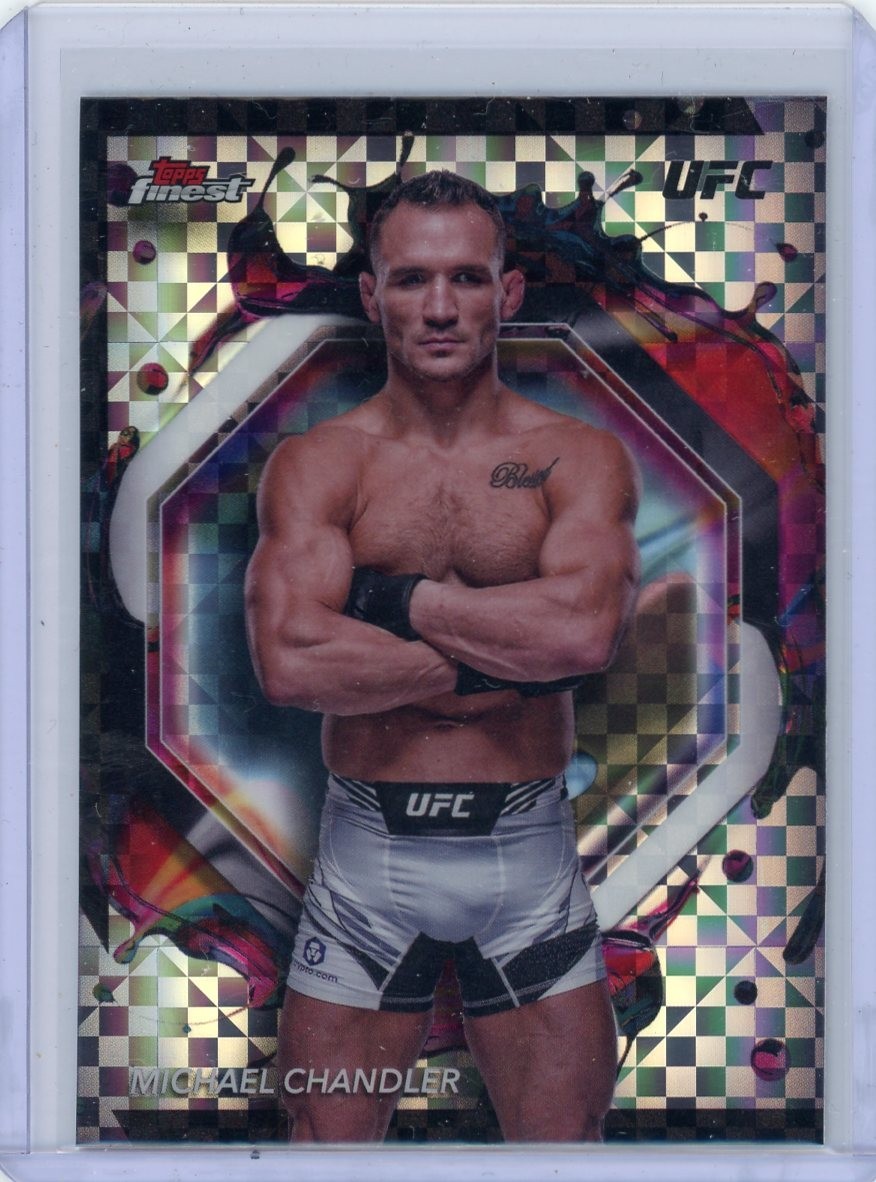 2024 Topps Finest Checkerboard Rare MICHAEL CHANDLER #253!