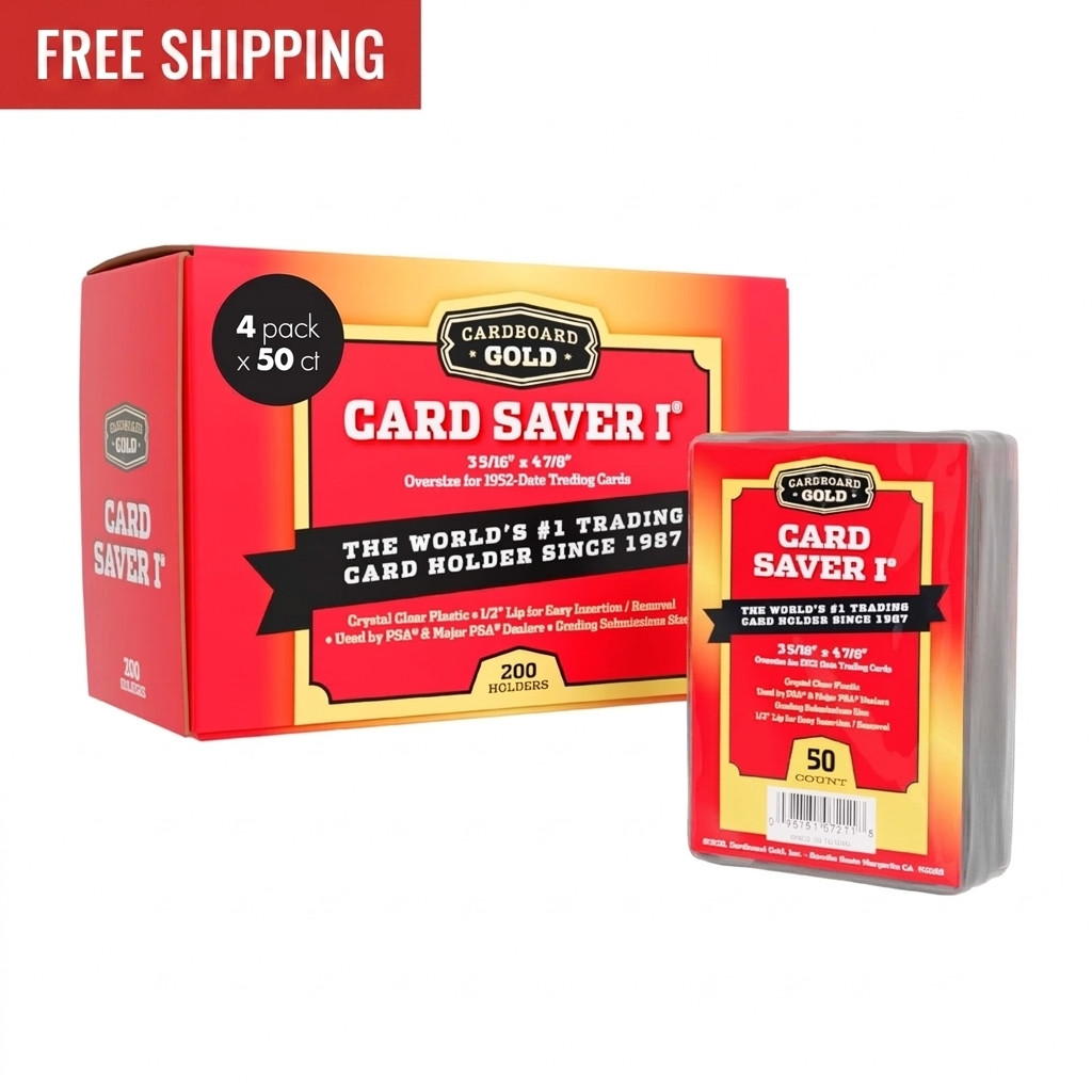 200 CBG Card Saver I 1 Large Semi Rigid PSA Grading Submission Holders