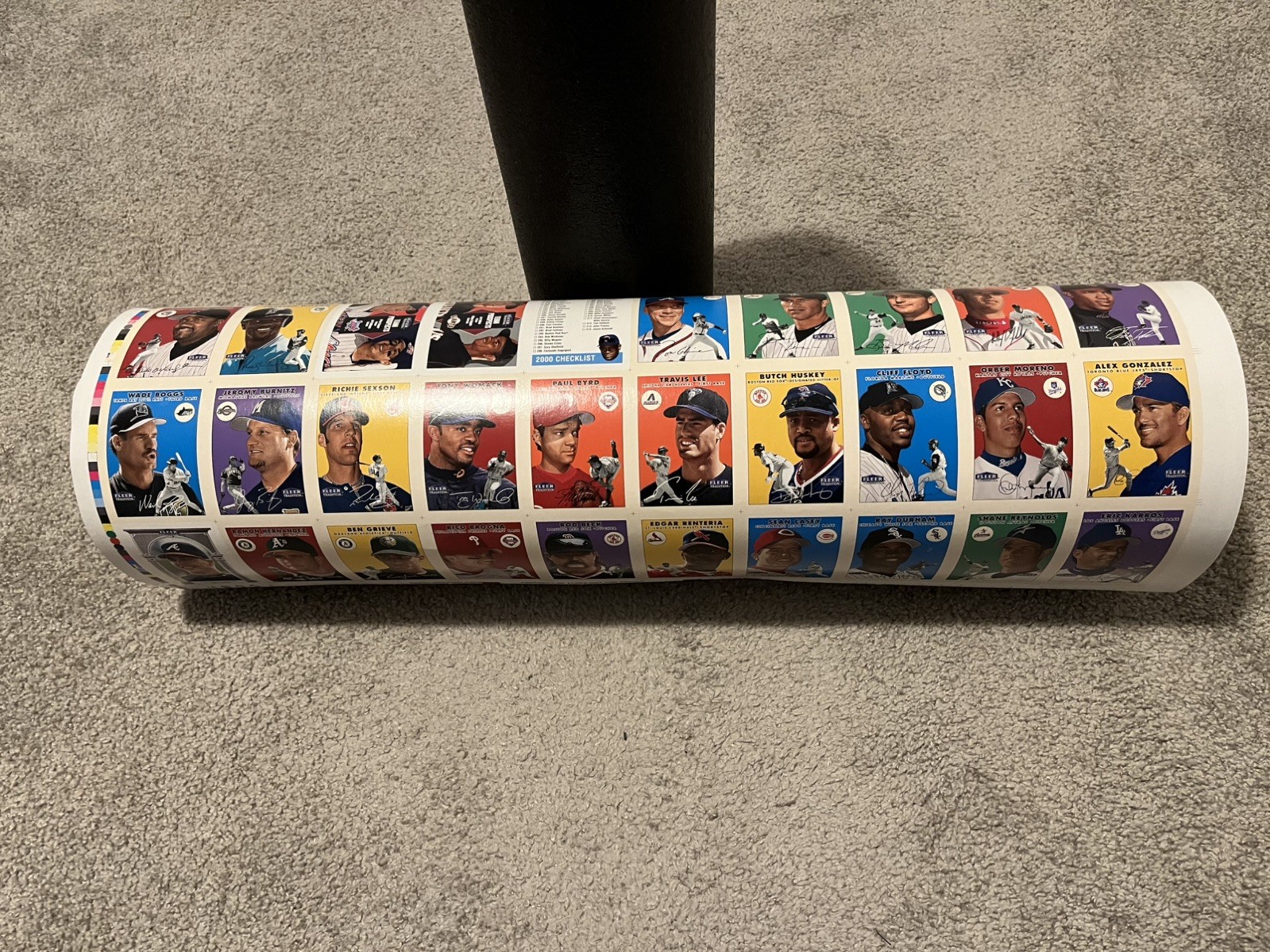 2000 FLEER TRADITION Baseball Cards UNCUT SHEET – SEE LIST OF STARS BELOW + PICS