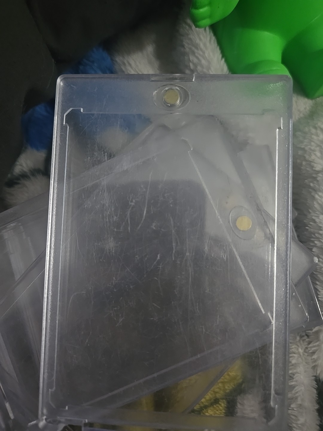 *USED* 7x Ultra Magnetic Trading Card Holders.