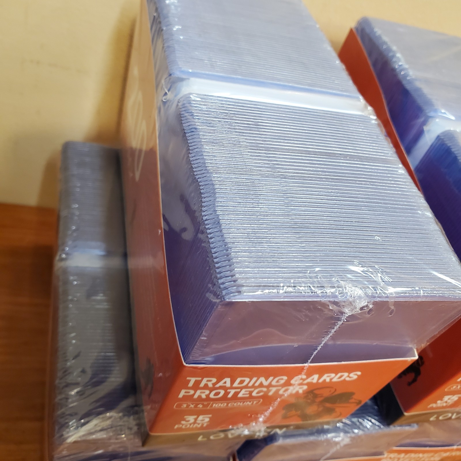 500 Top Loaders 35pt 3×4 Card Holders Protection Sports Pokemon TCG Cases Bulk