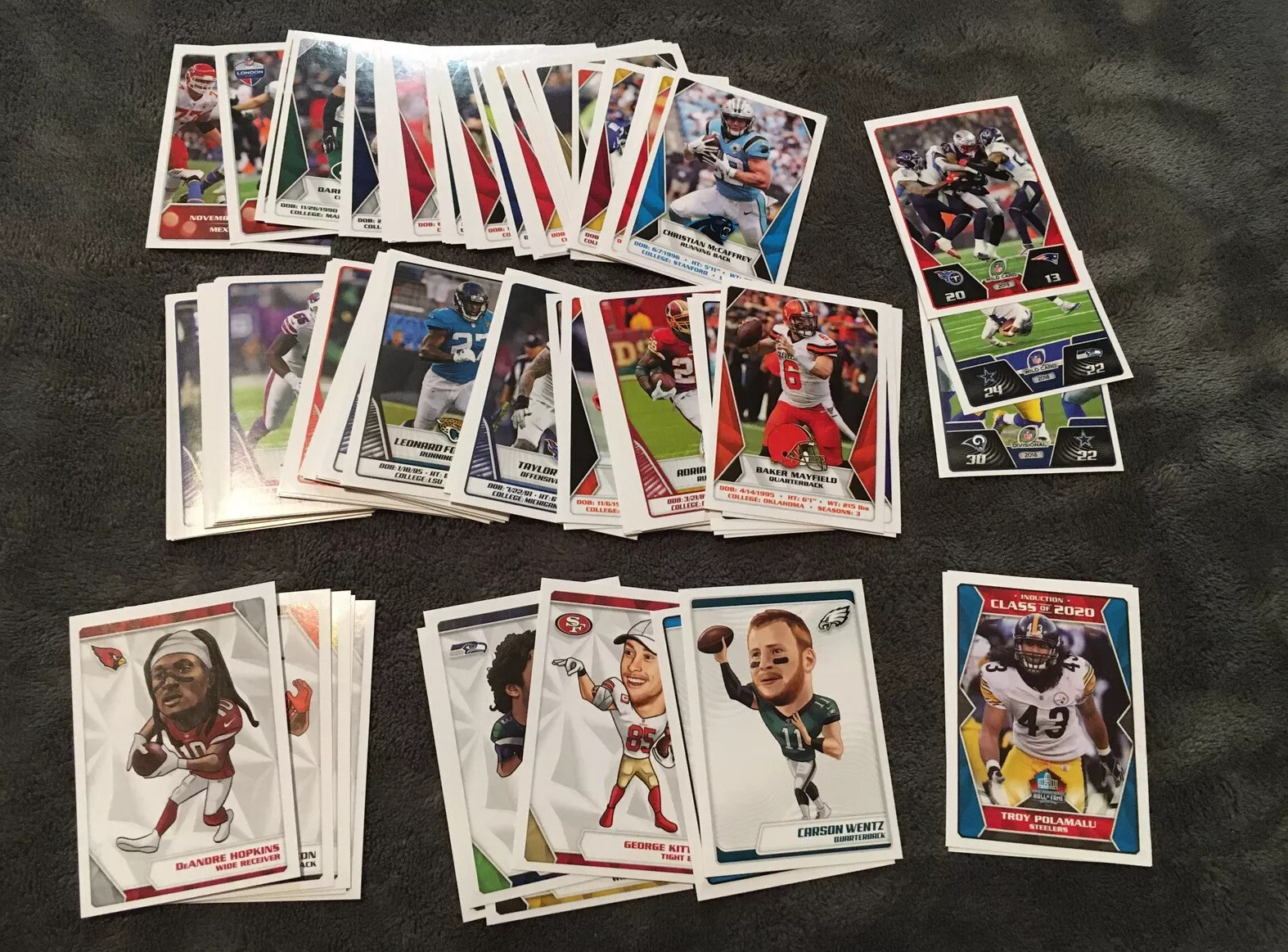 2019-20 Panini NFL Stickers 42pc