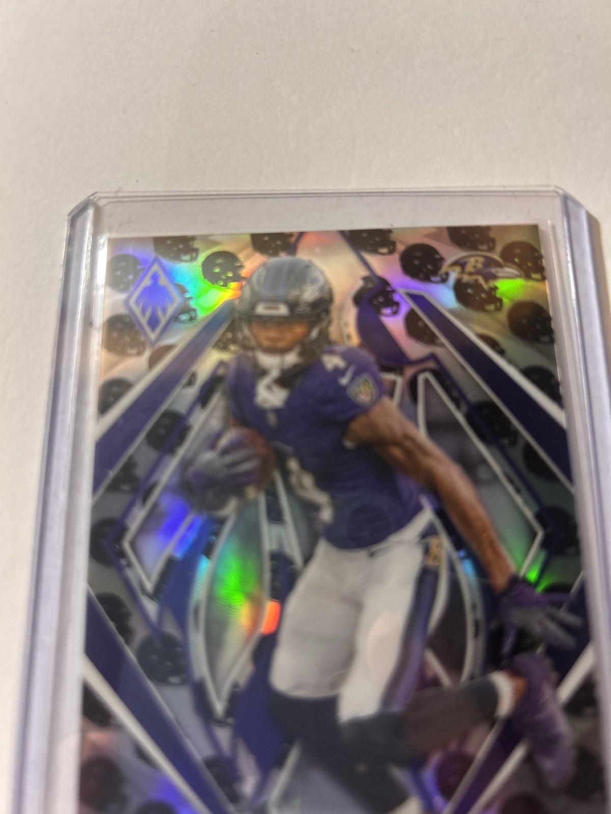 Panini Phoenix 2024 Zay Flowers helmet Baltimore Ravens #150 /399 NFL Card